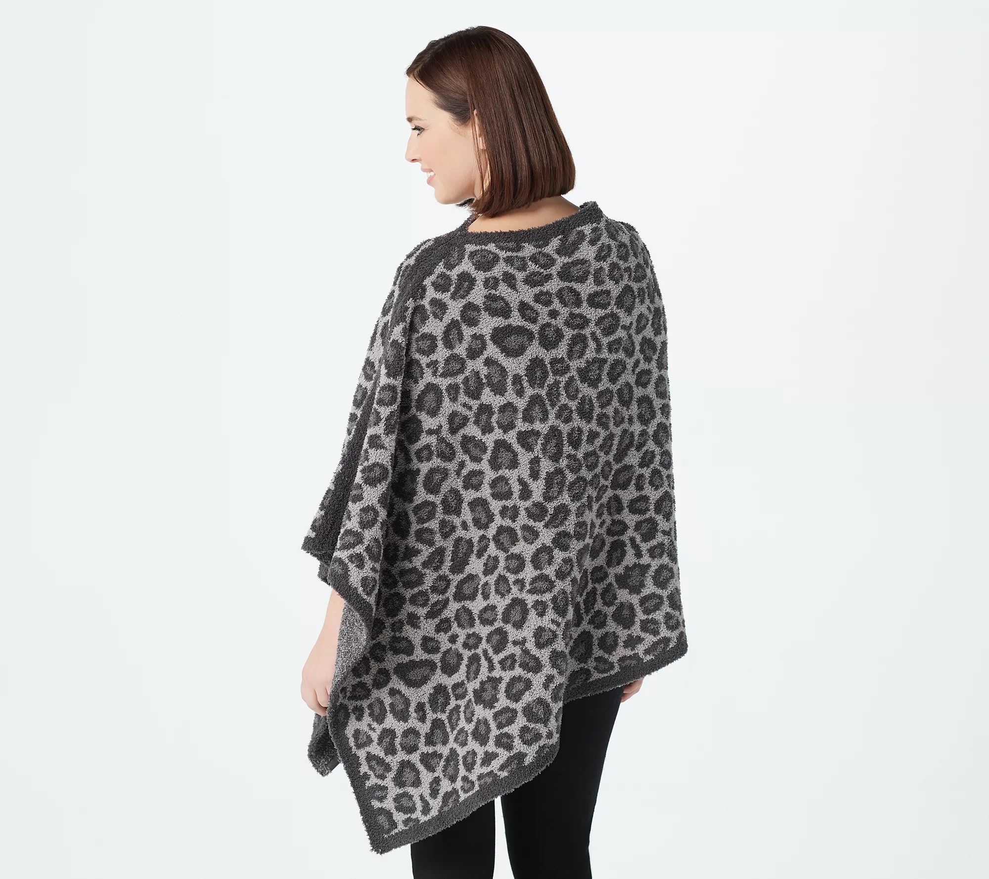 Barefoot Dreams CozyChic Leopard Poncho