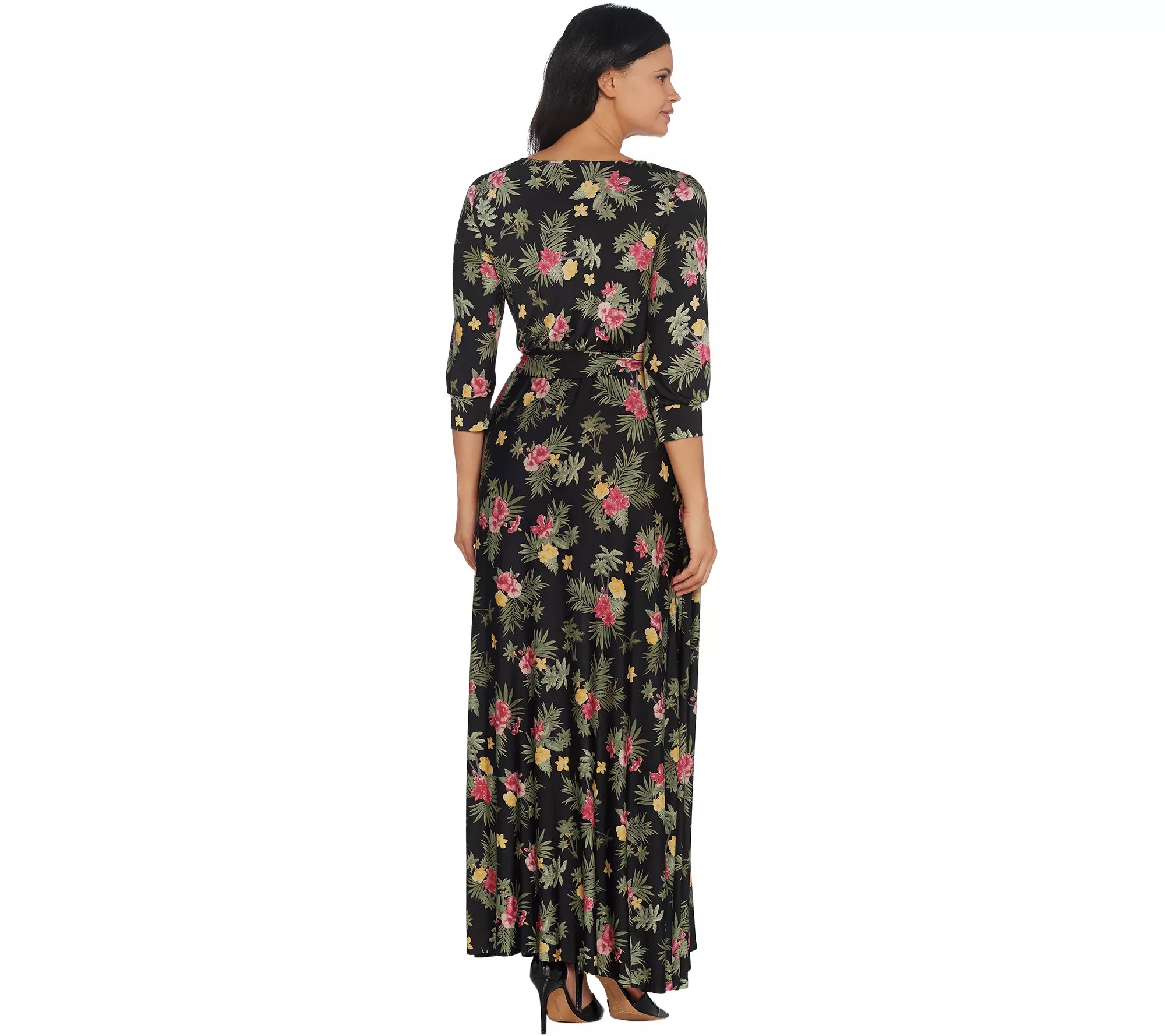 "As Is" Laurie Felt Wrap Front Maxi Dress
