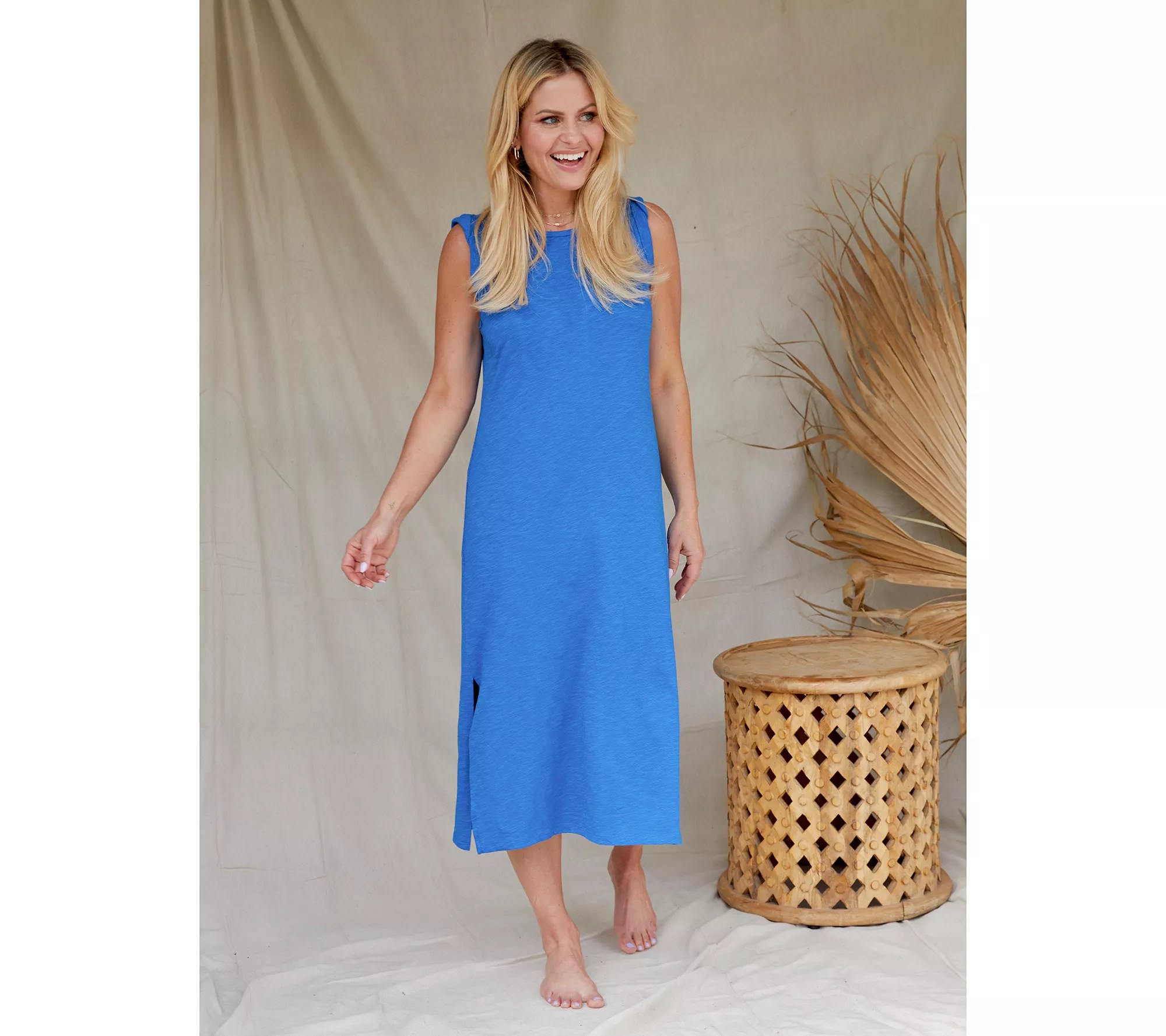 Candace Cameron Bure Sunkissed Regular Midi TShirt Dress