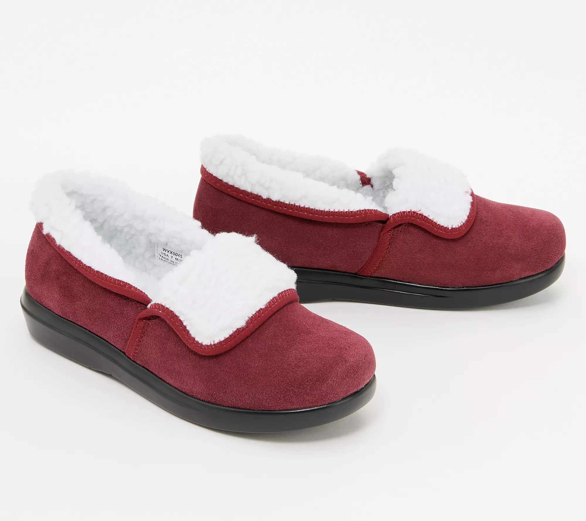 Propet Faux Fur SlipOn Shoes Colbie