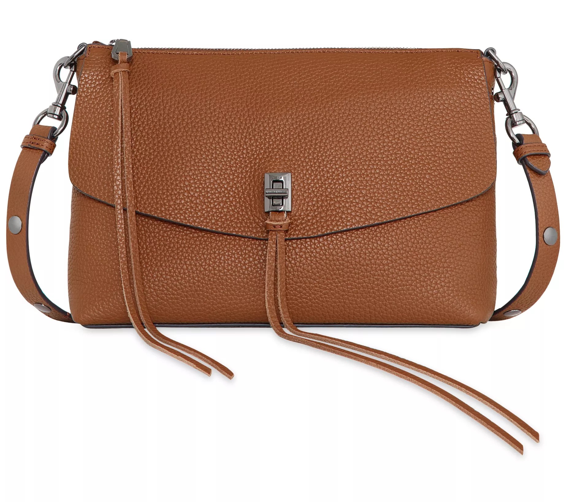 Rebecca Minkoff Darren Top Zip Leather ShoulderBag