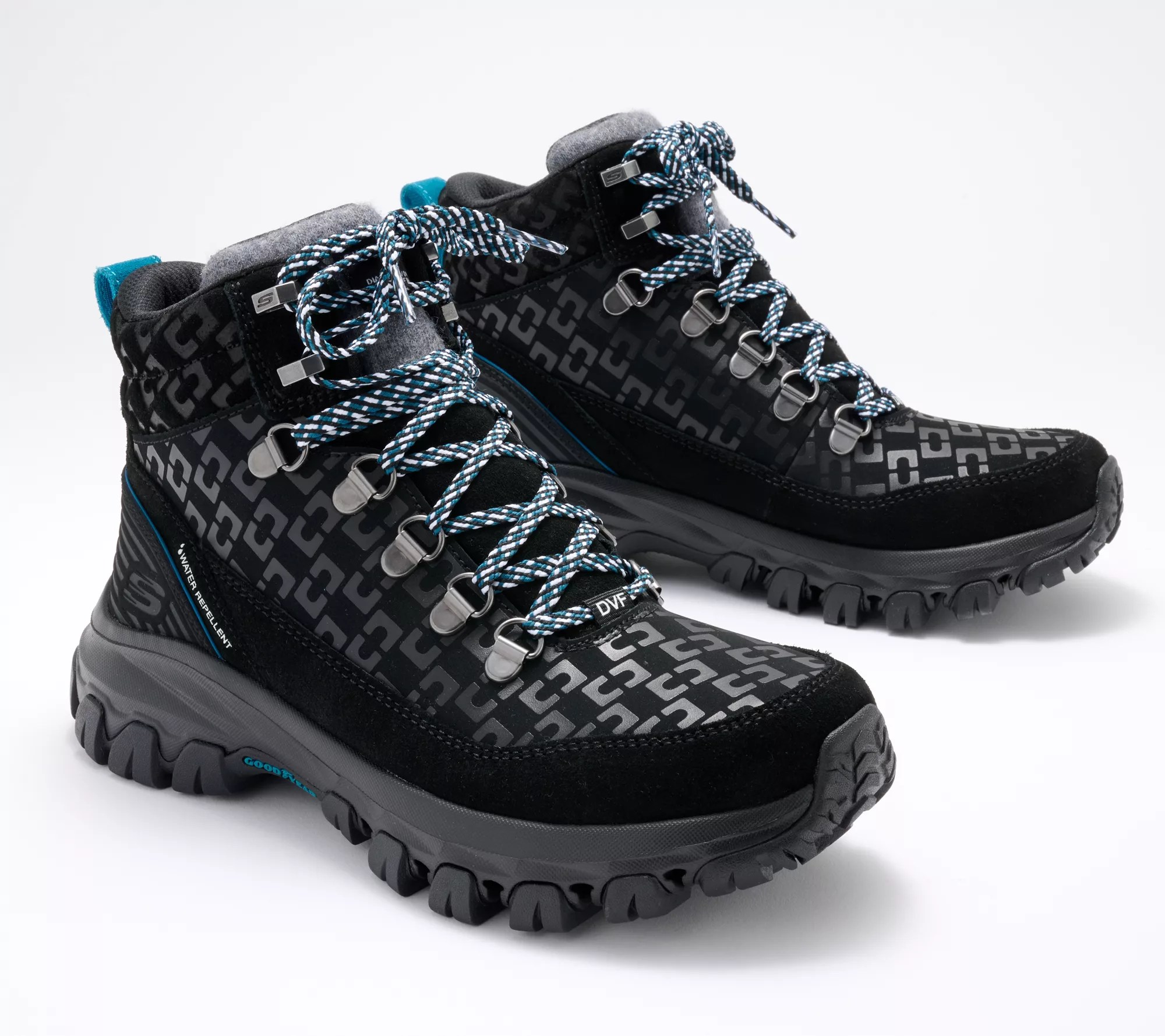 DVF x Skechers Edgemont Water Repellent Hiker Boots Ridge Link