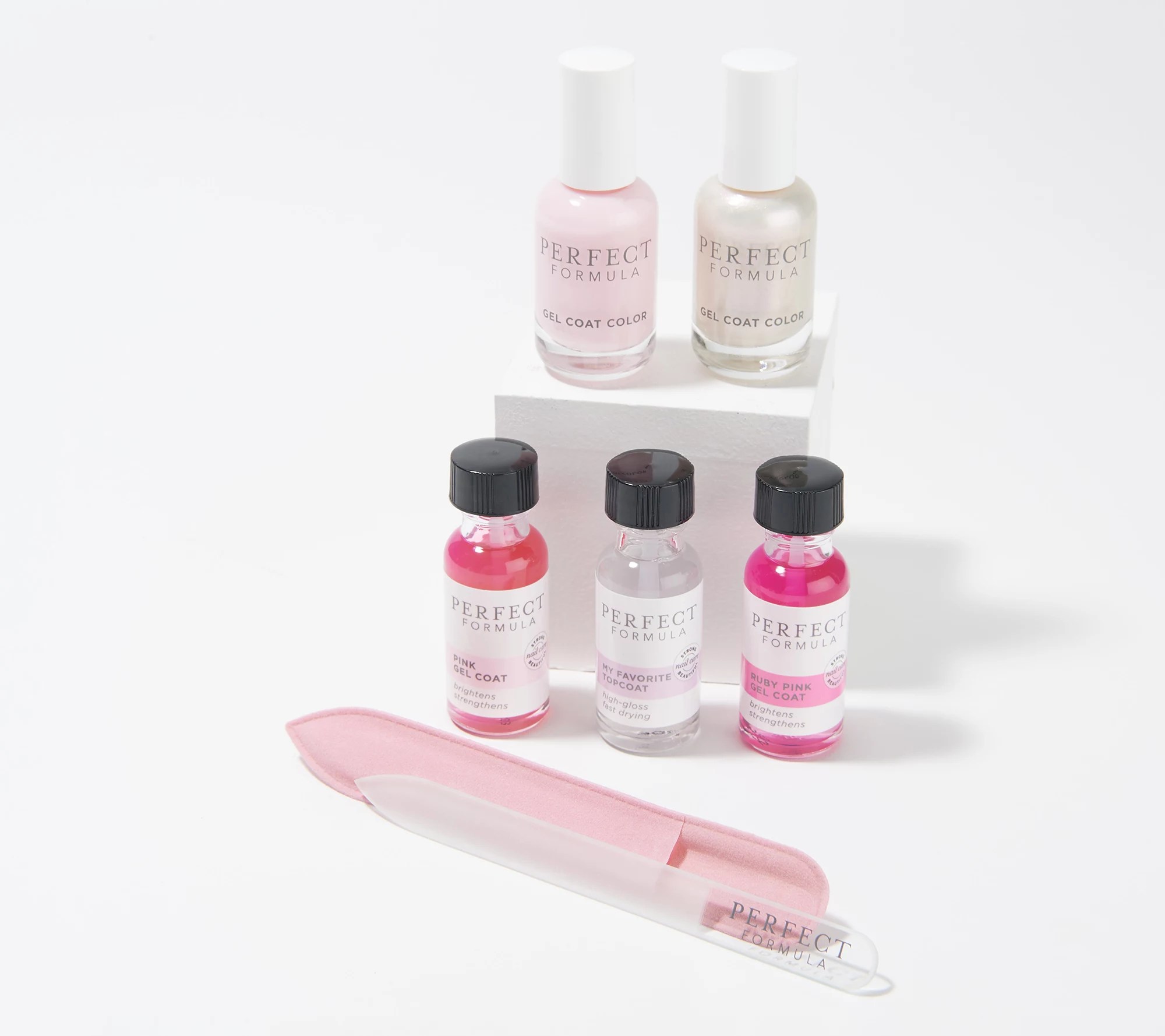 (QVC) Perfect Formula 6Piece Nail Treatment & Color Gift Collection