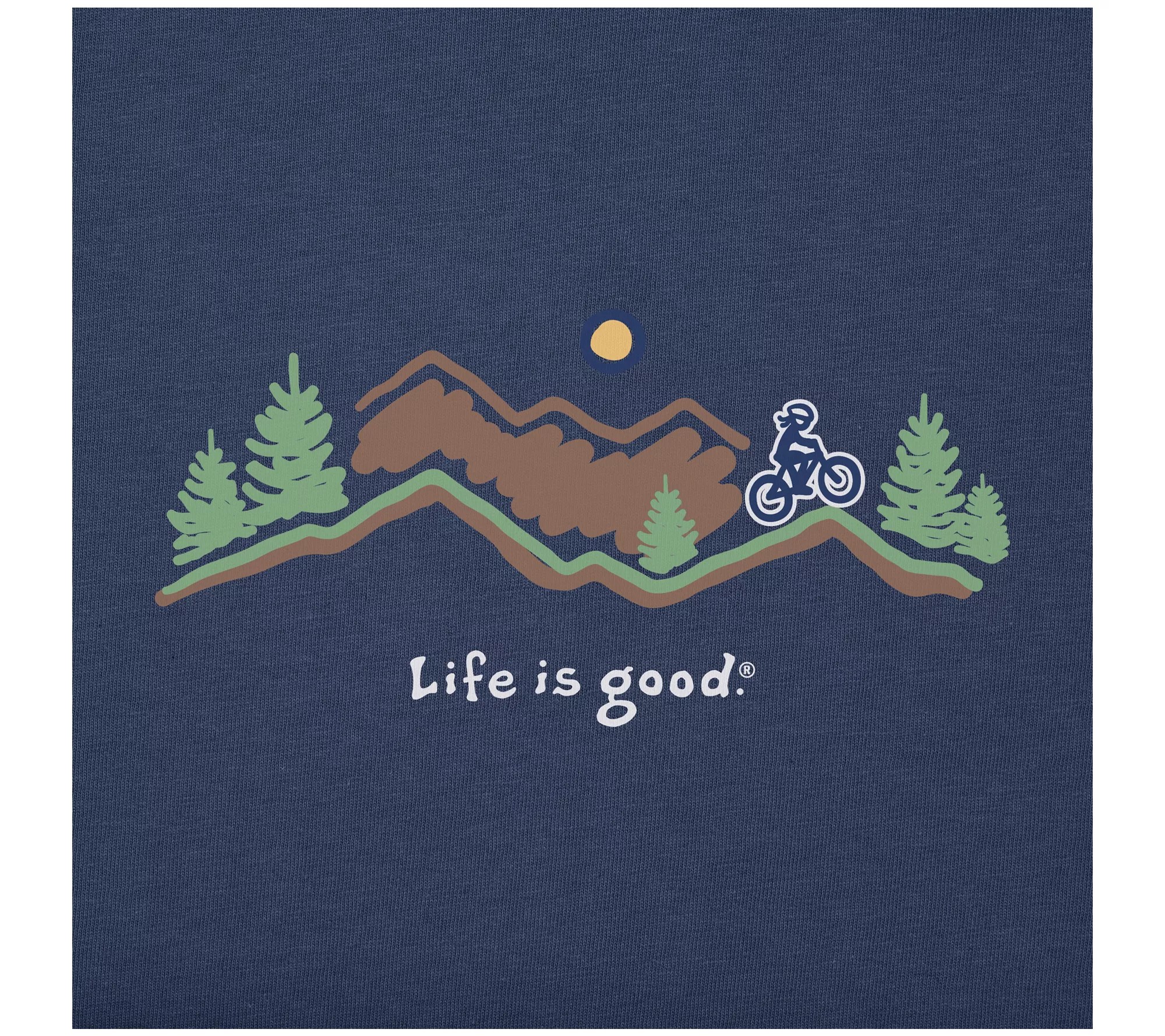Life is Good Women's Life Is Good Bike Vista Crusher Tee.