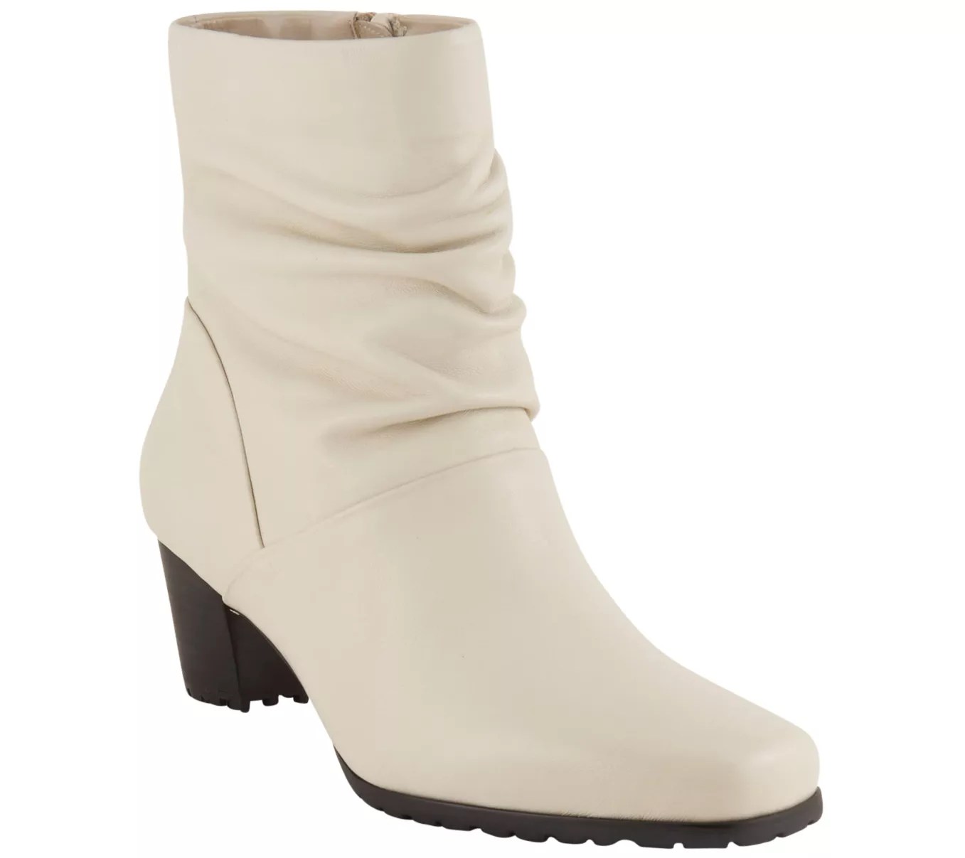 David Tate Soft Pleated Lambskin Mid Calf BootKona