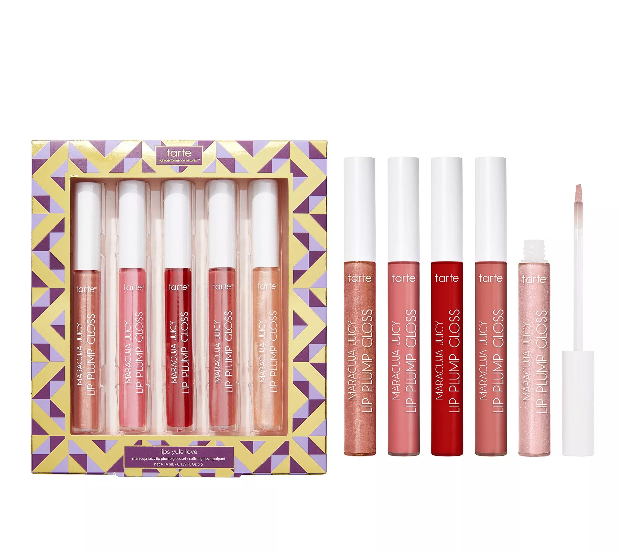 tarte Maracuja Juicy Lip Plump Gloss 5pc Celebration Party Pack