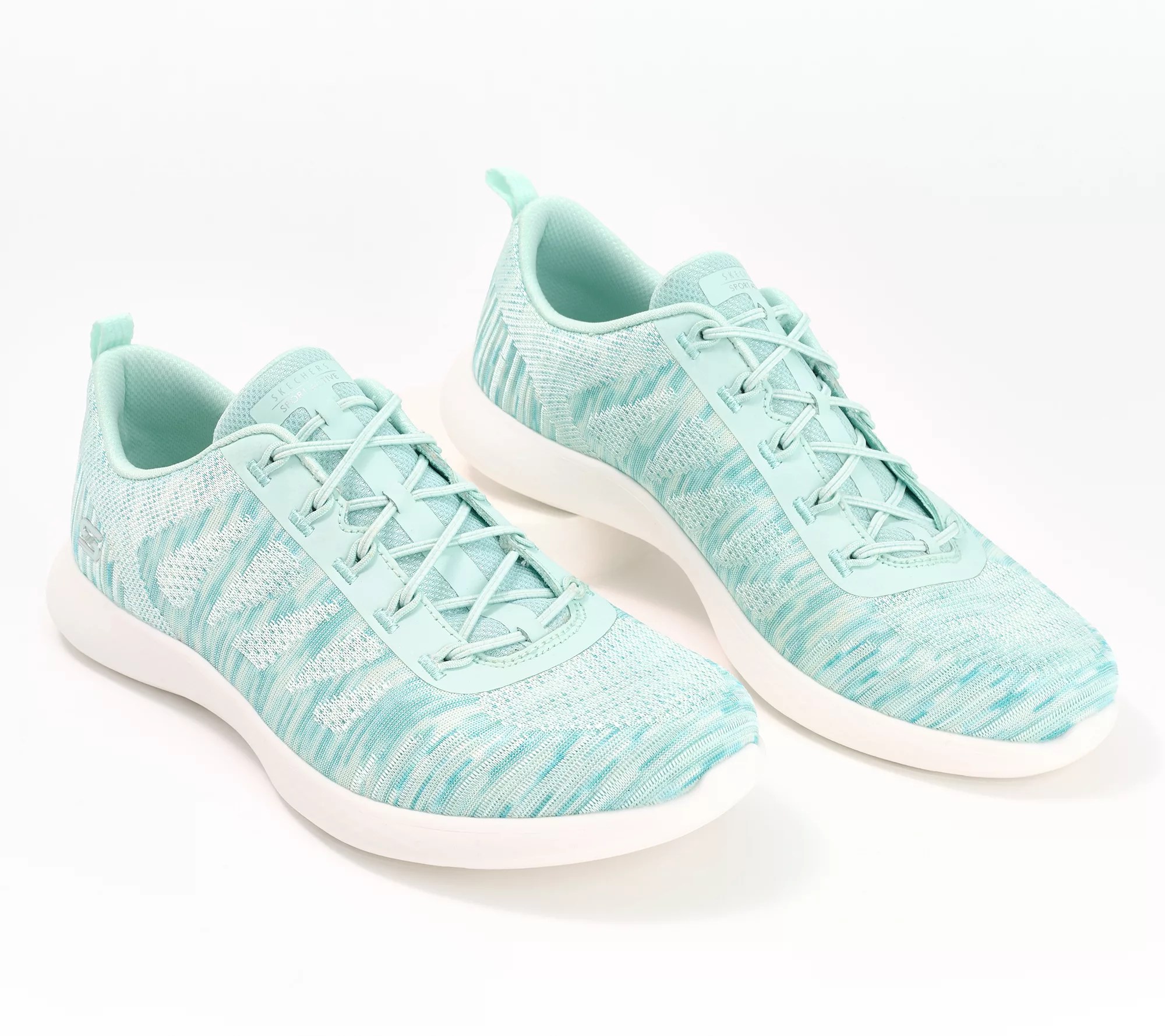 Skechers Vapor Foam Lite Washable Knit Bungee Sneakers Spark