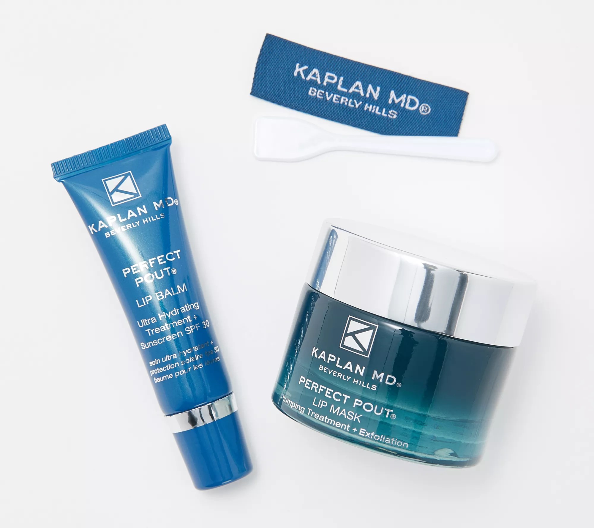 KAPLAN MD Perfect Pout XL Lip Mask and Lip Balm 2Piece Set