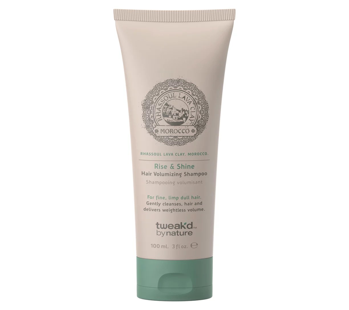 Tweak'd by Nature Rhassoul Rise & Shine Volumizing Shampoo