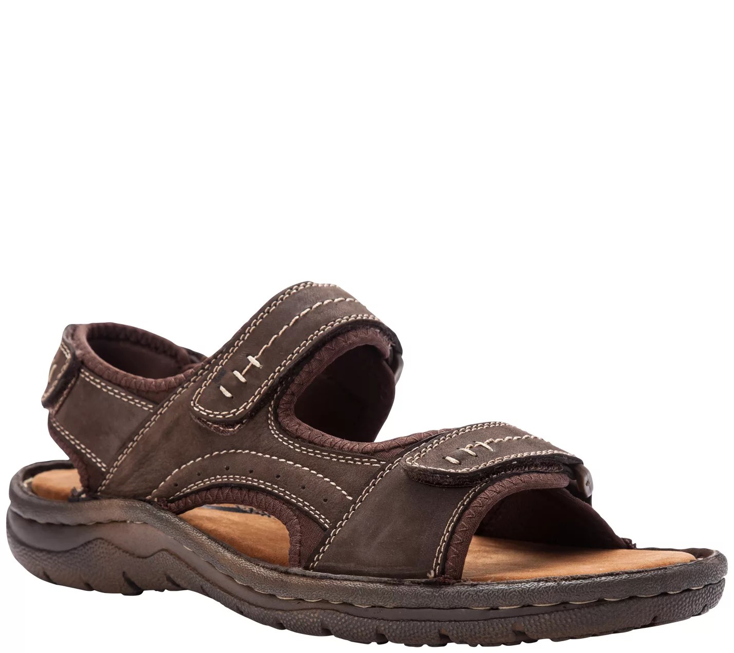 Propet Leather Men's QuarterStrap Sandals Jody