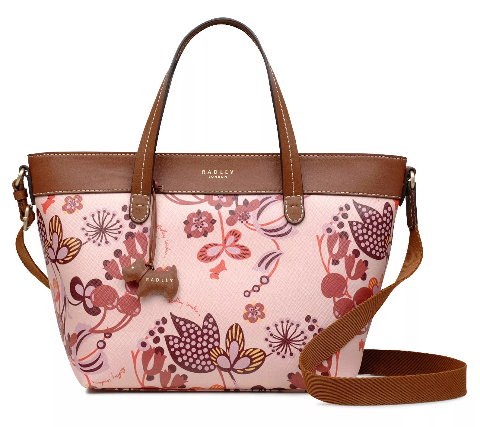 RADLEY London Heritage Flower Medium Satchel Handbag