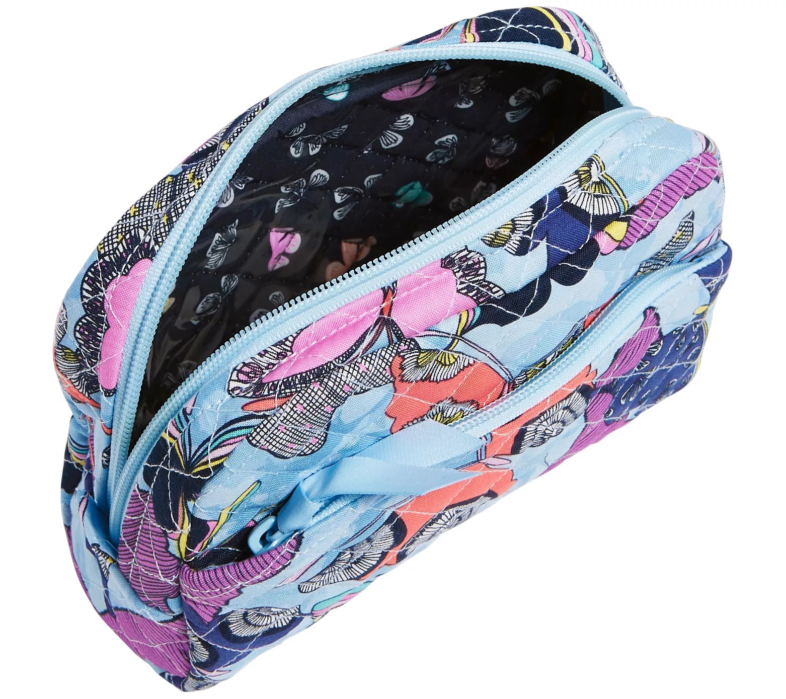 Vera Bradley Printed Cotton Medium Cosmetic Bag