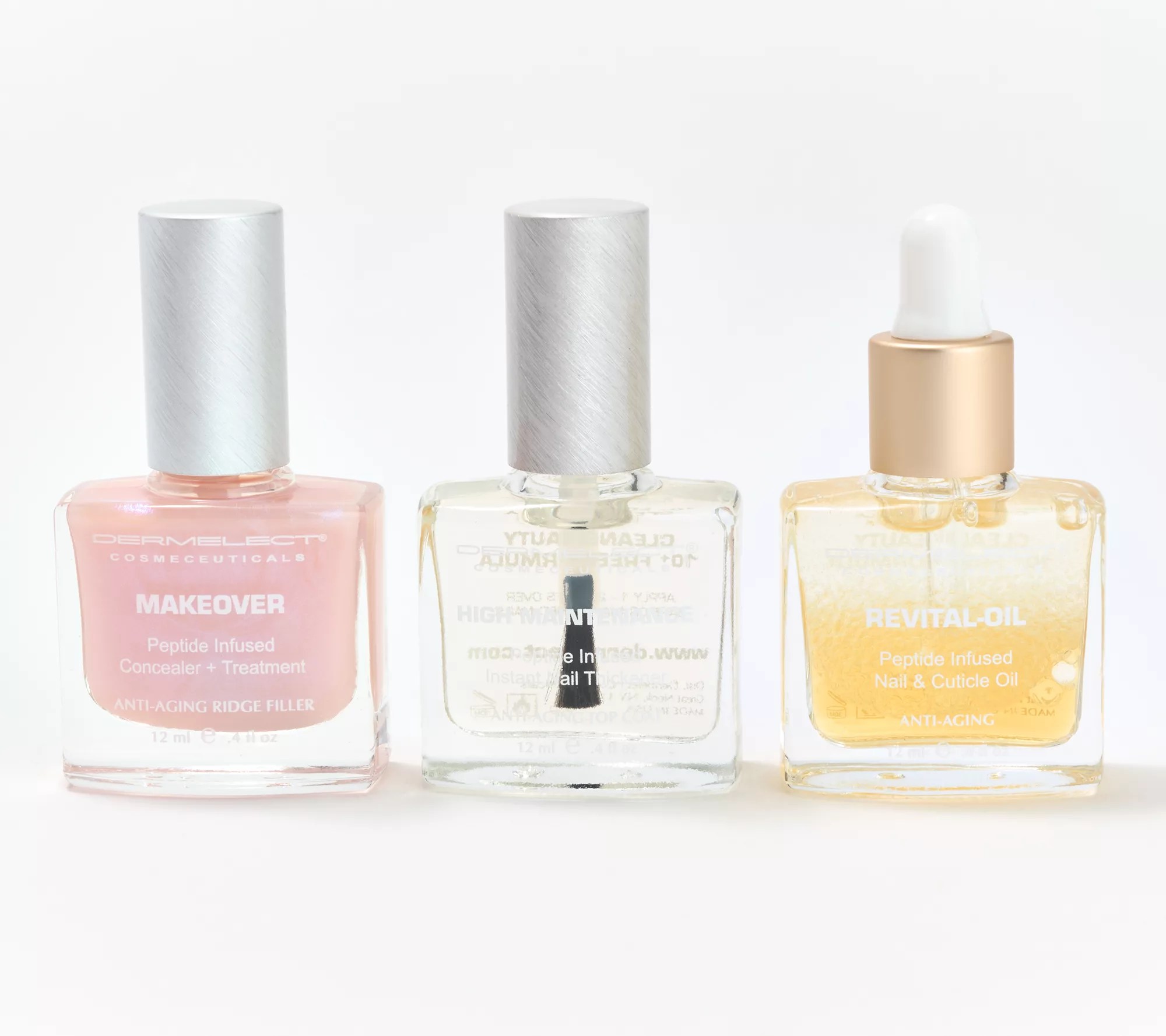 Dermelect 3Piece Conceal & Condition Nail Treatment Kit