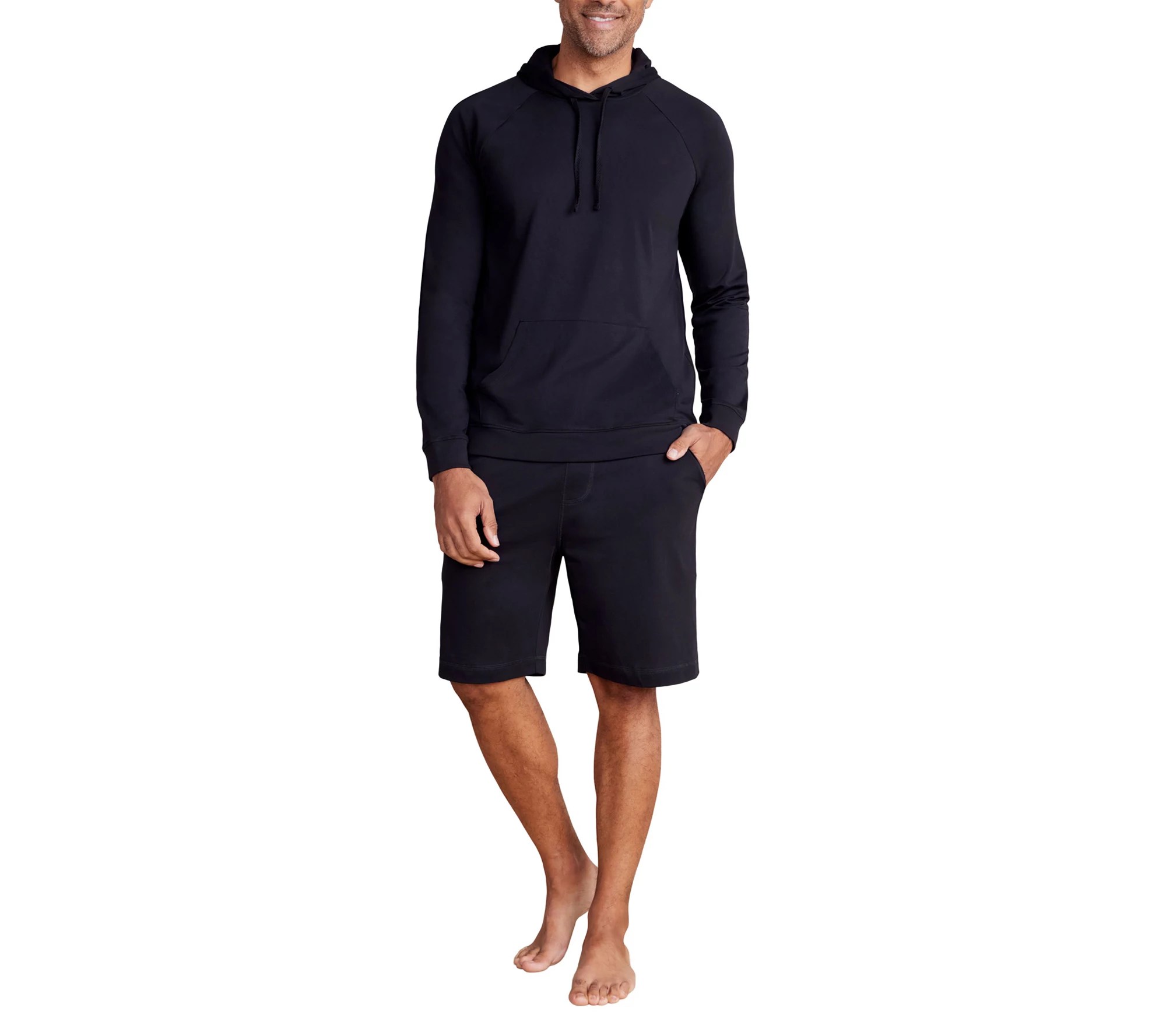 Barefoot Dreams Malibu Collection Mens Pima Jer sey Pullover