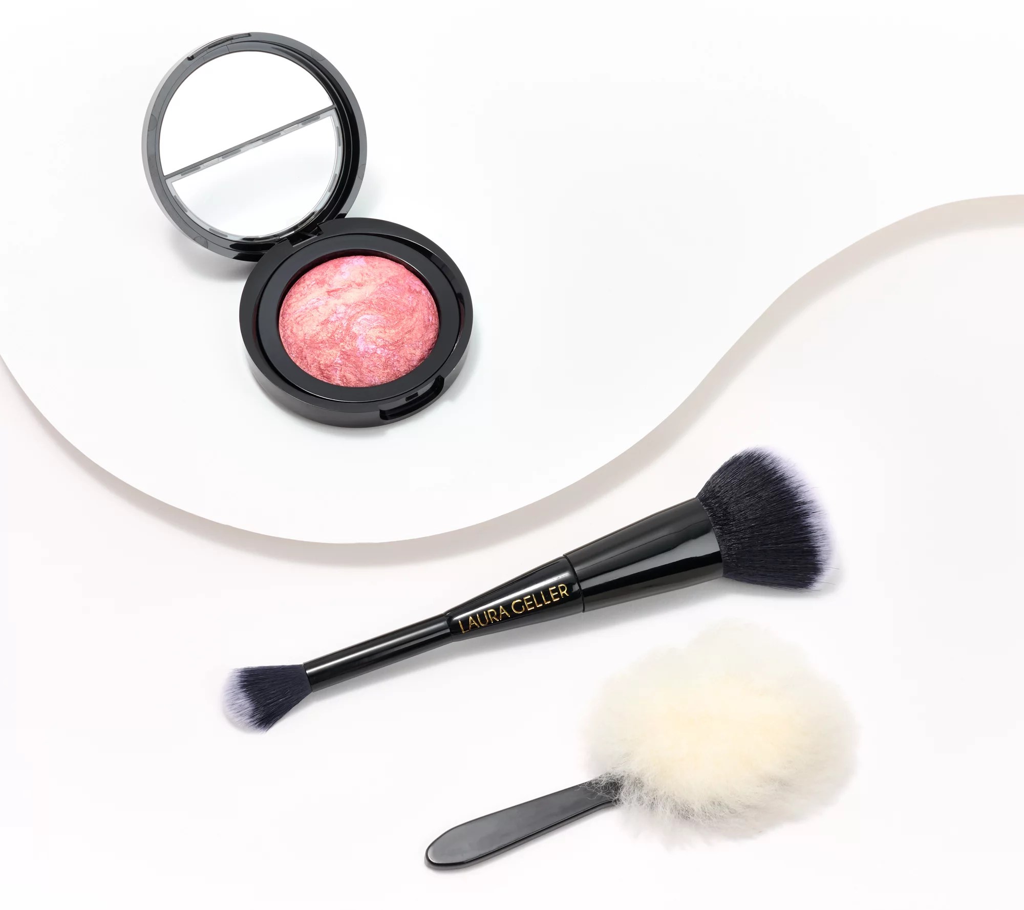 Laura Geller Tropic Hues Blush and Brighten with Brushes