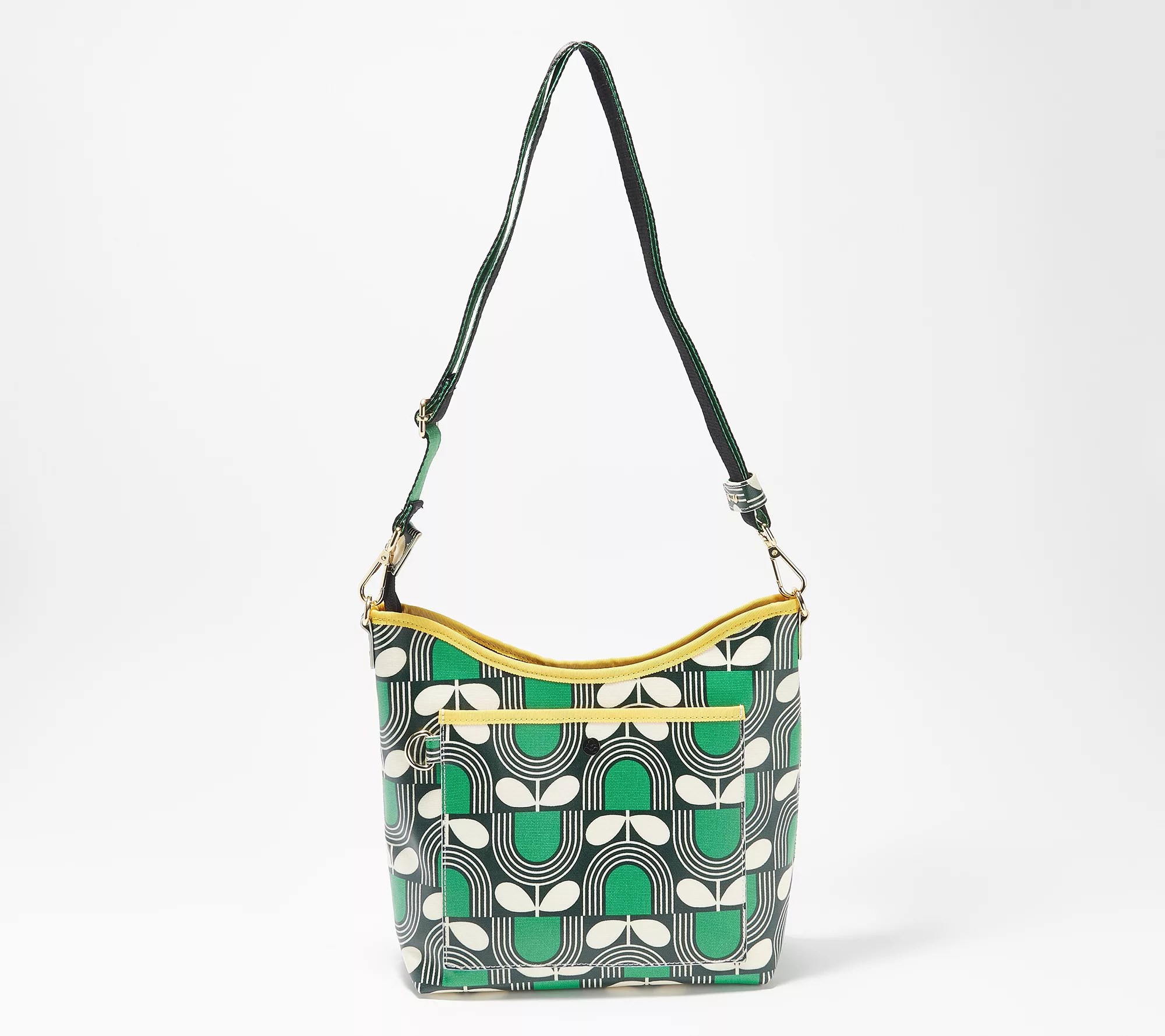 "As Is" Orla Kiely Coated Cotton Crossbody Bag Cross Carry