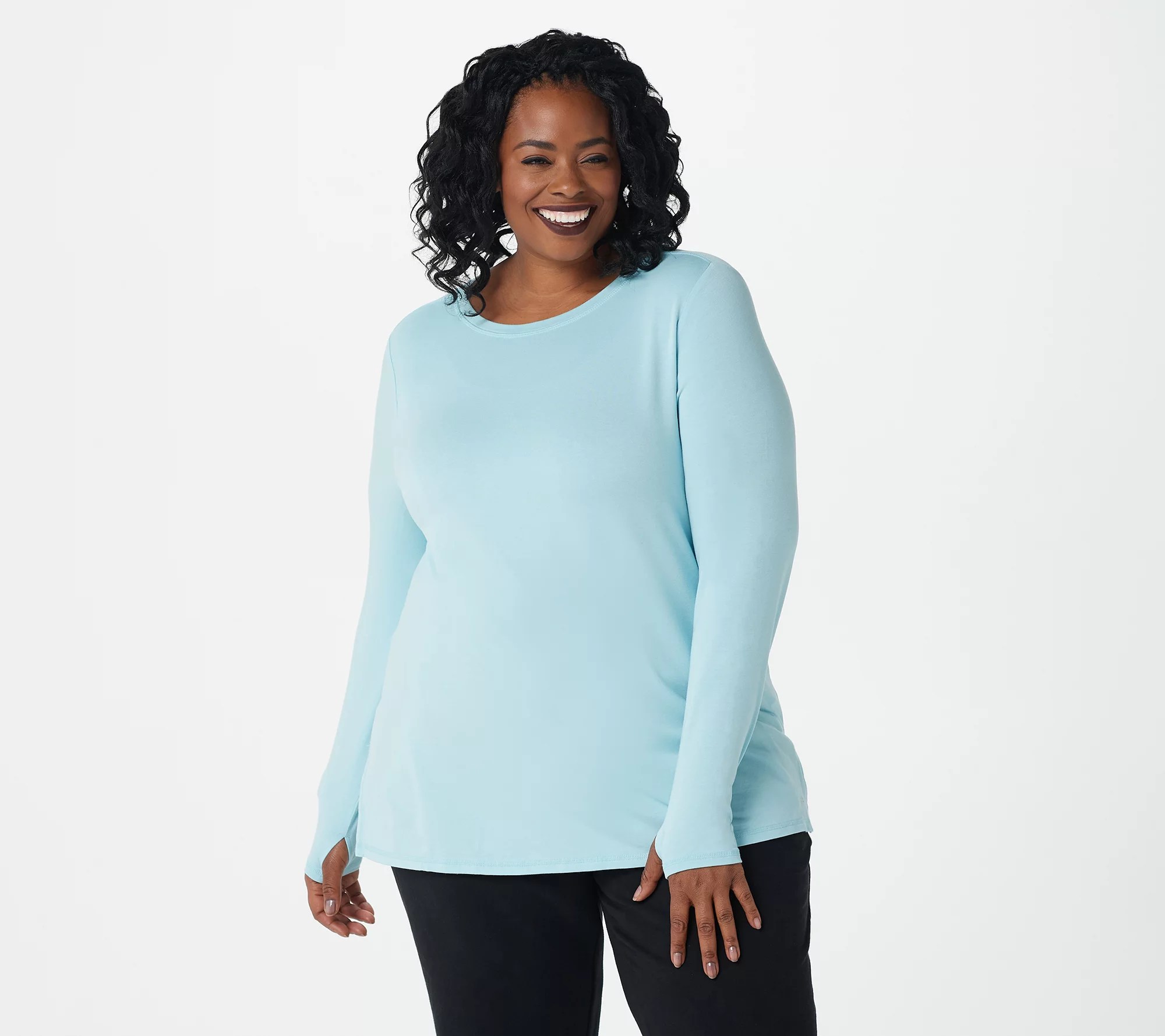 zuda ZKnit Pullover w/ Ruched Back Detail