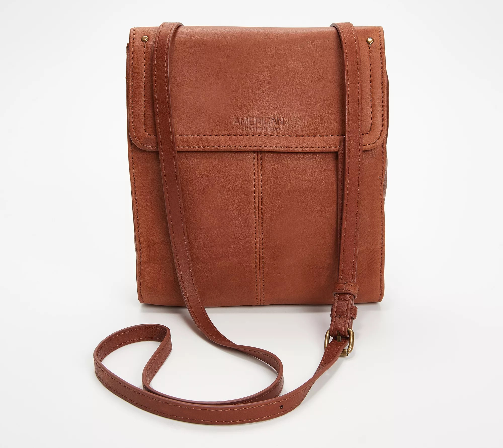 American Leather Co. Large RFID Crossbody Kansas