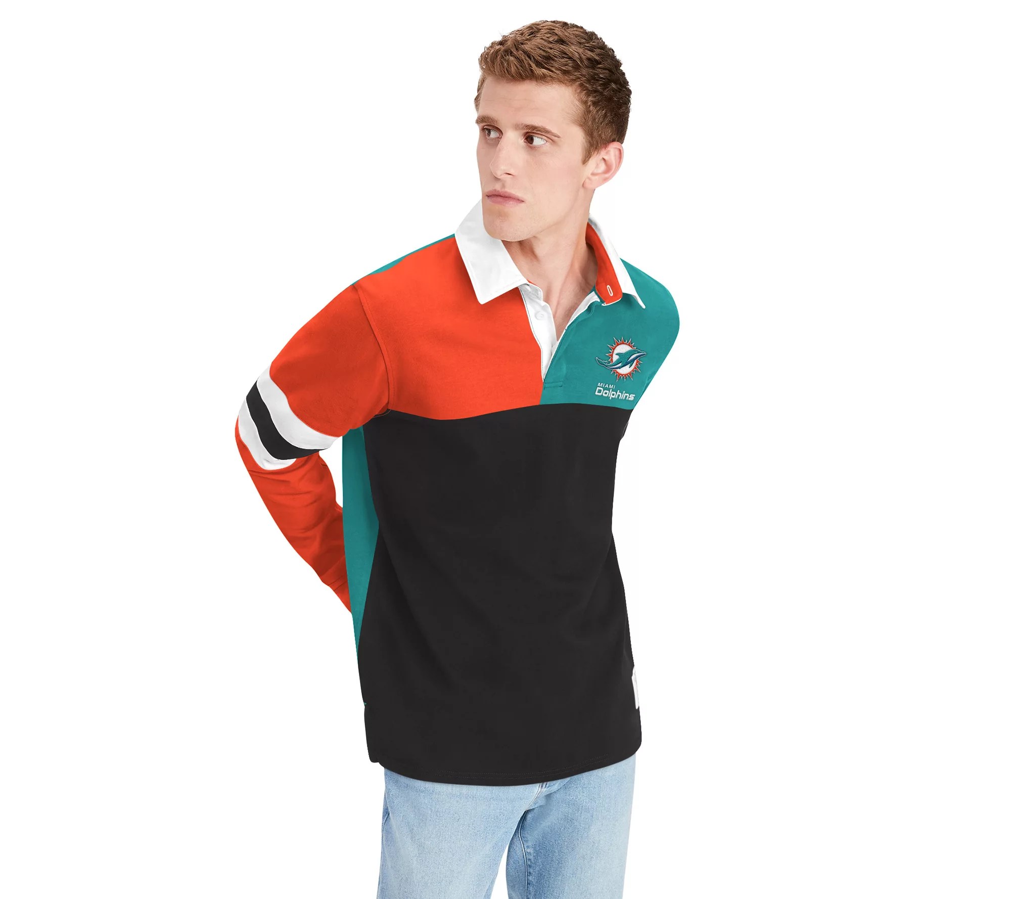 NFL Men's Tommy Hilfiger Palmer Rugby Top