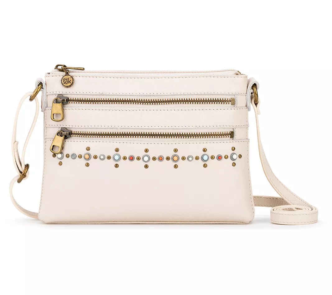 The Sak Reseda Mini Crossbody with Embossed Leather Detail