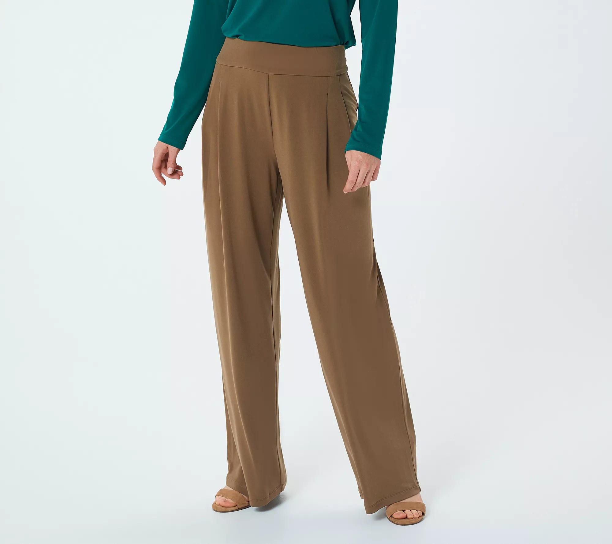"As Is" Every Day by Susan Graver Regular Liquid Knit Palazzo Pants