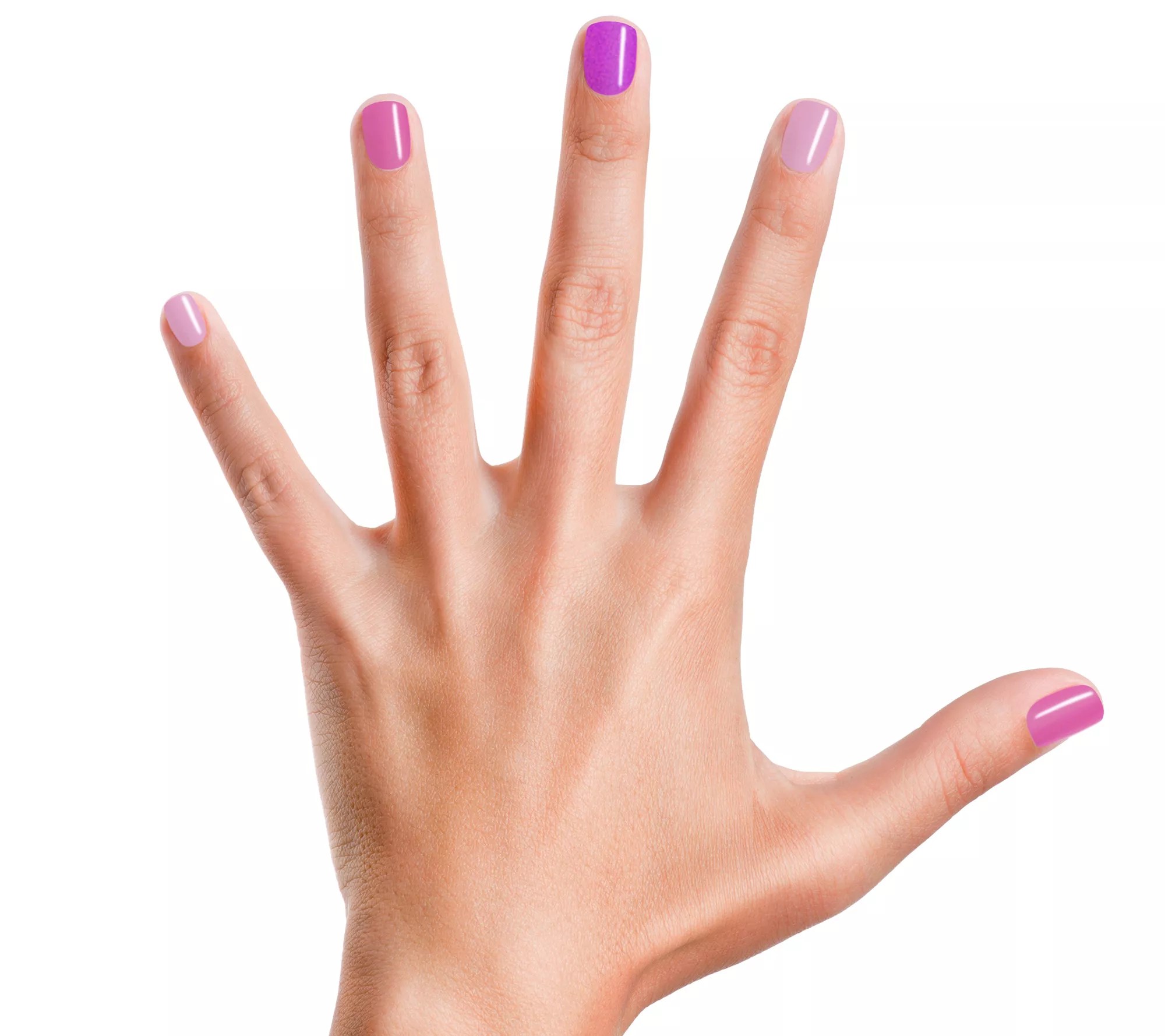 Piggy Paint Set of 3 Rainbow Party Nail Polishwith Nail Art