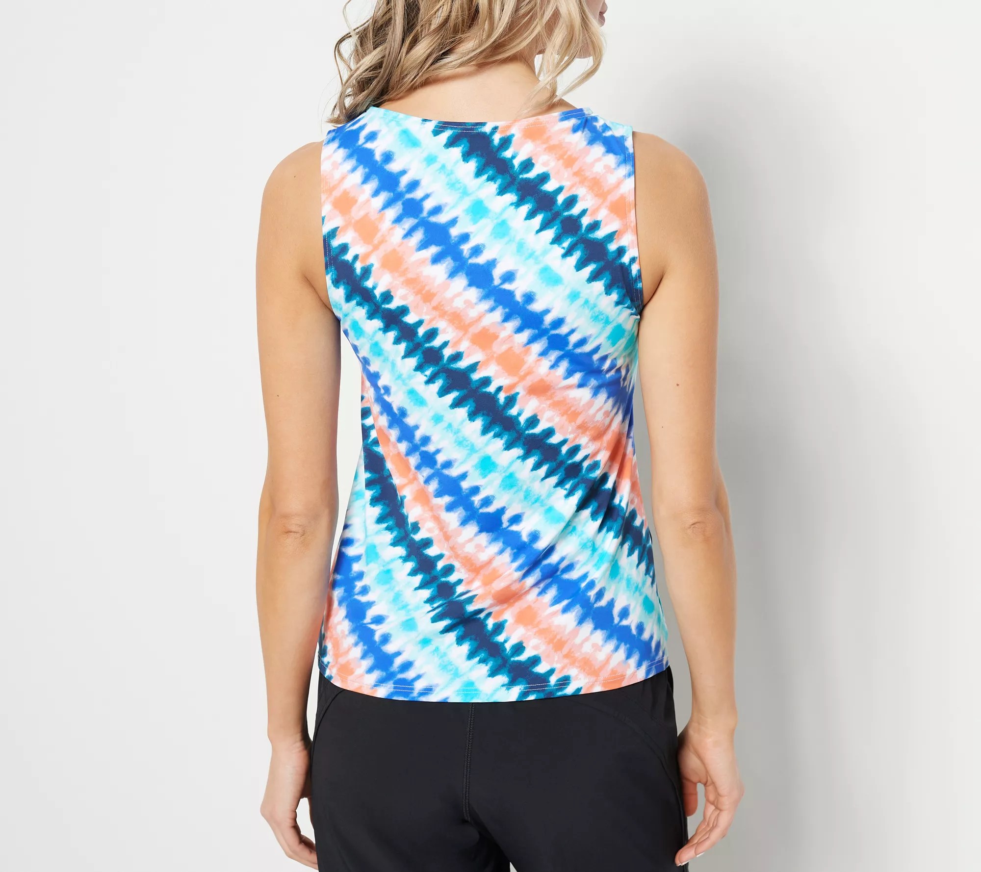 Lands' End Regular High Neck UPF 50 Tankini Top