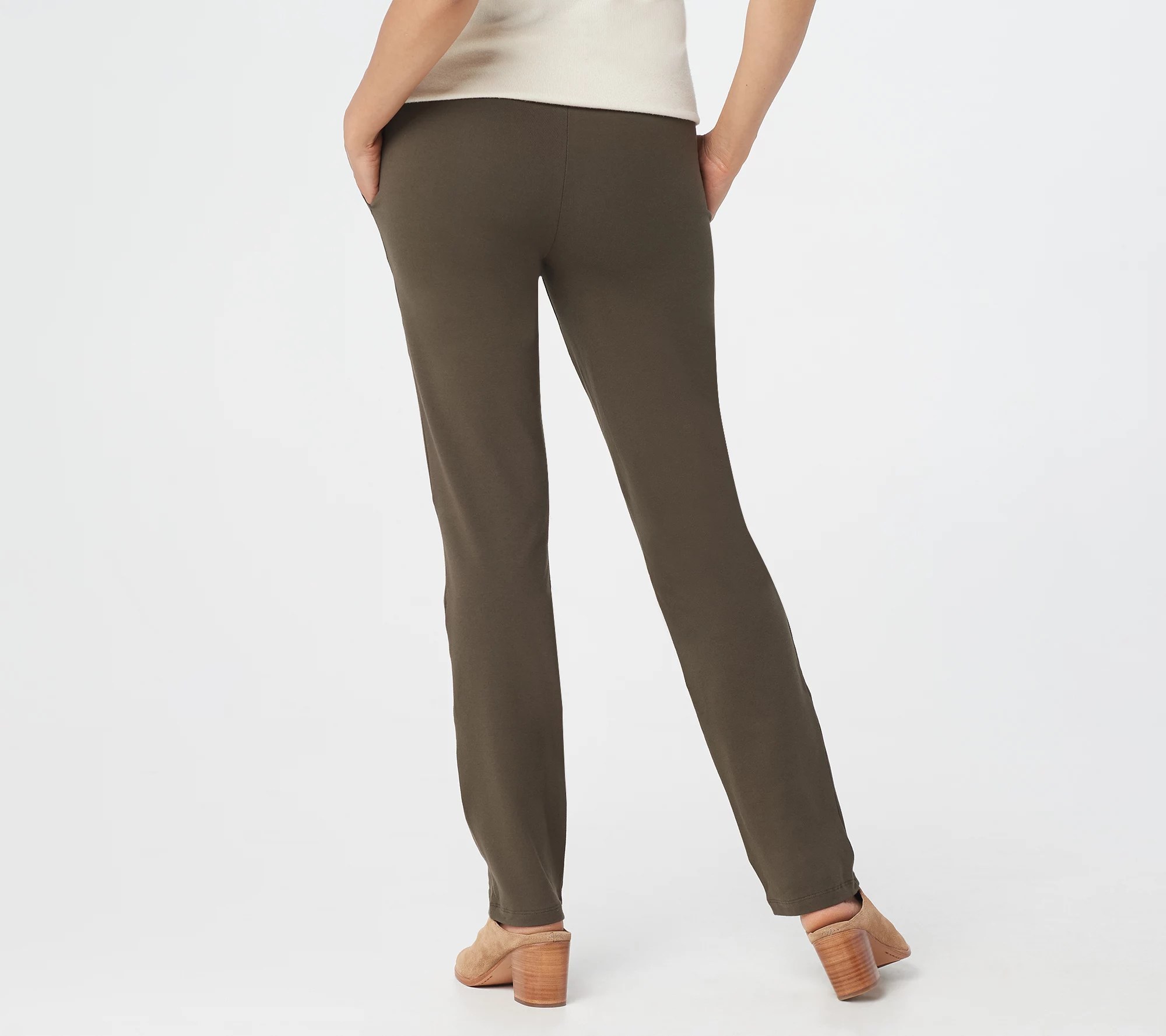 Women with Control City Slim Leg PullOn Pants w/ Pockets
