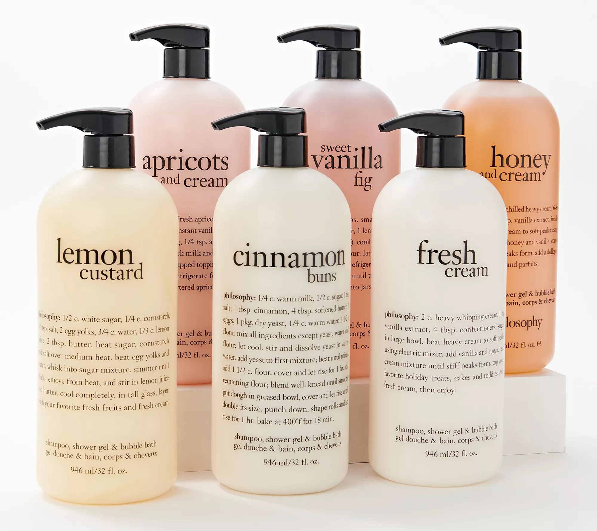 philosophy supersize shower gel 32oz favorites six pack