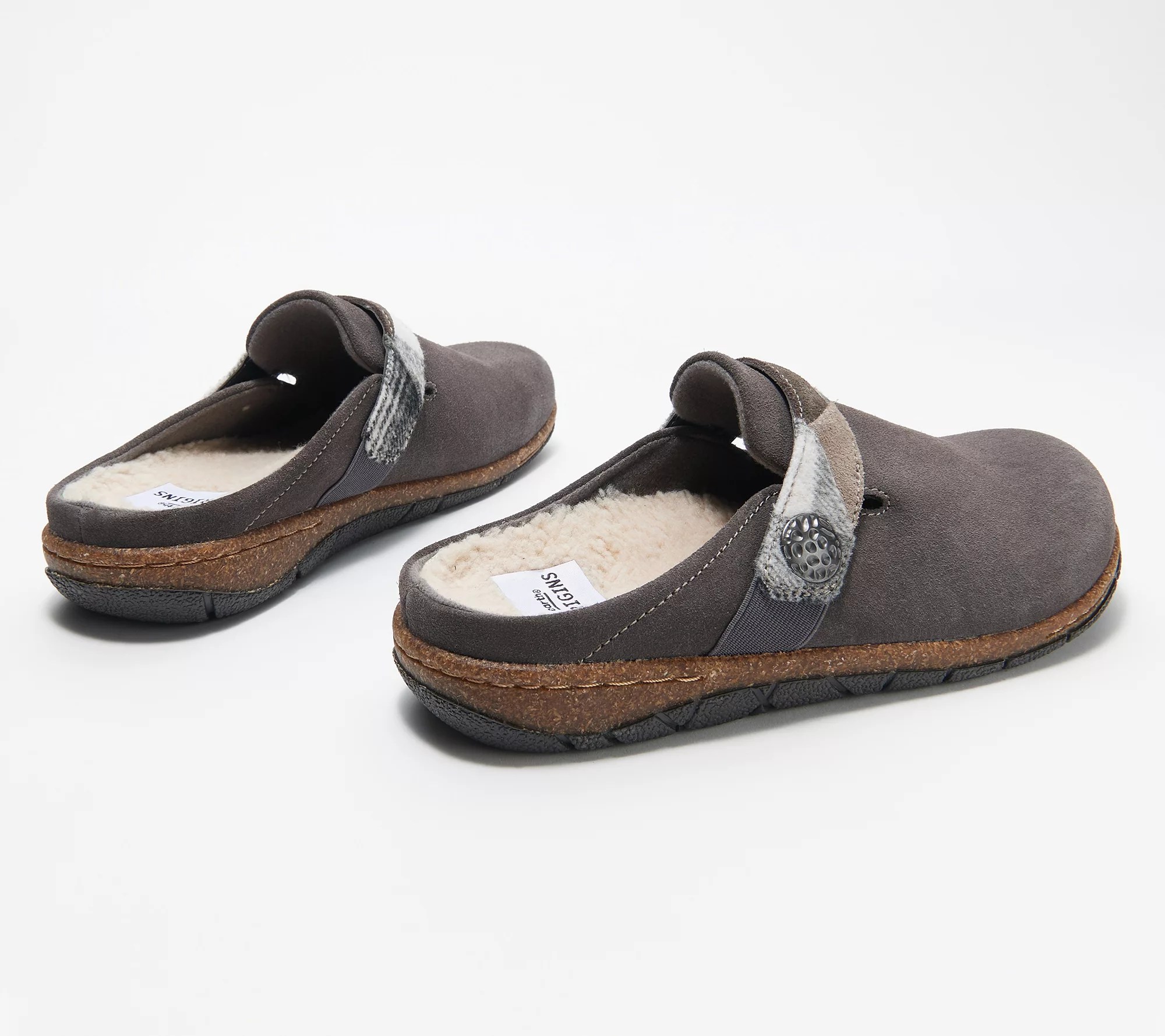 Earth Origins WarmLined Suede Clogs Eloise