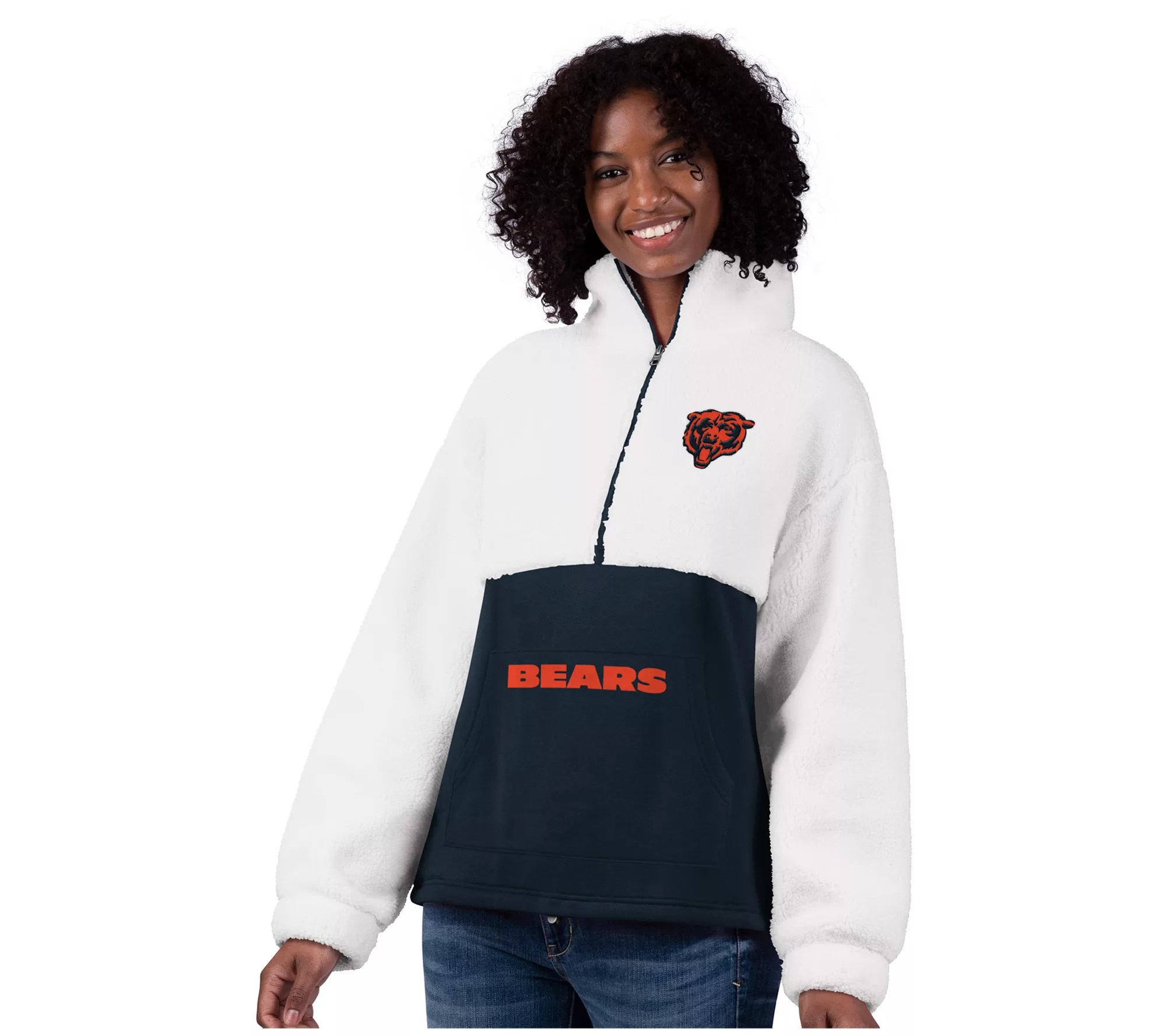 NFL Women's Long Sleeve Sherpa Pullover