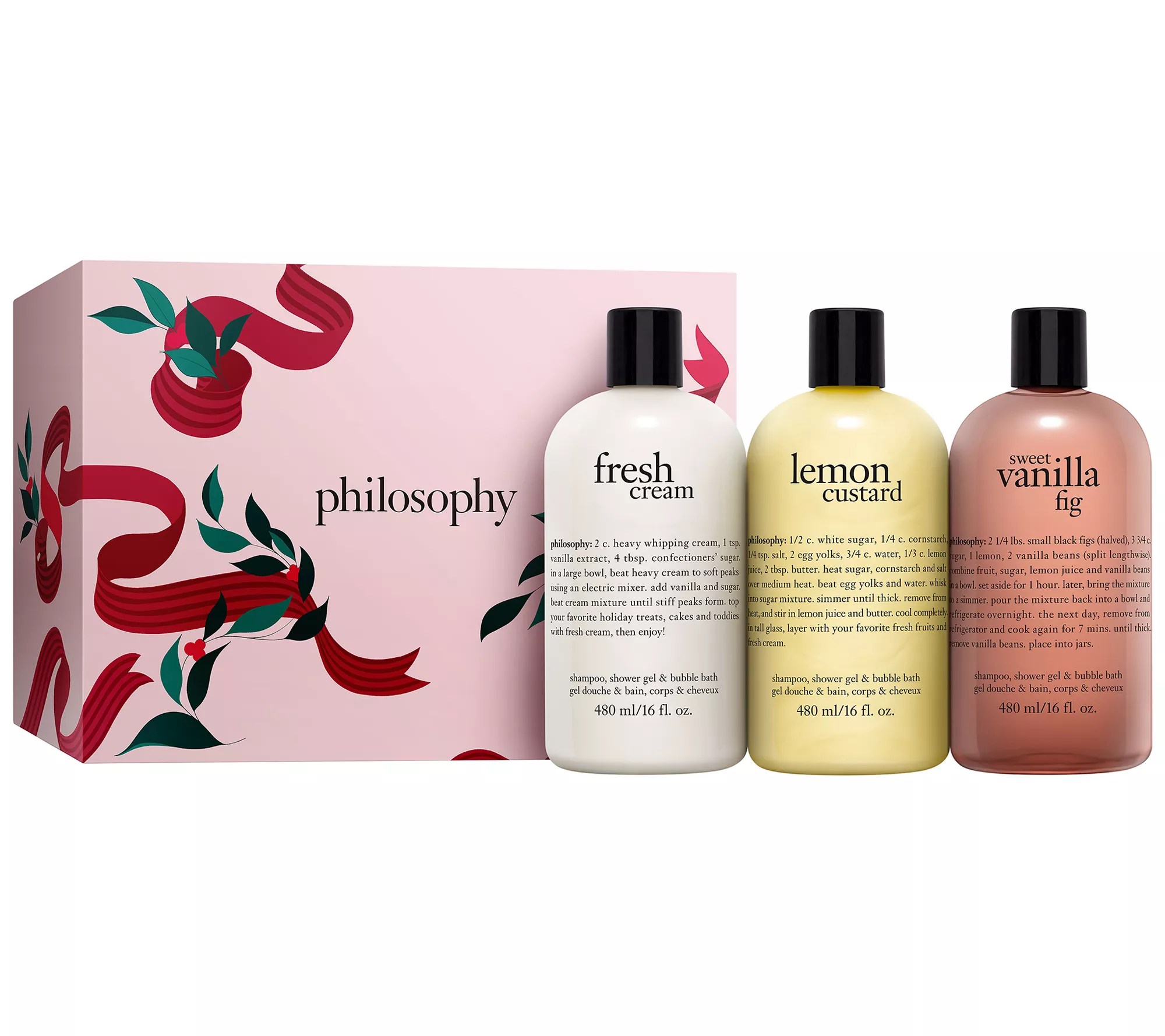 philosophy holiday bubbles 3piece shower gelgift set