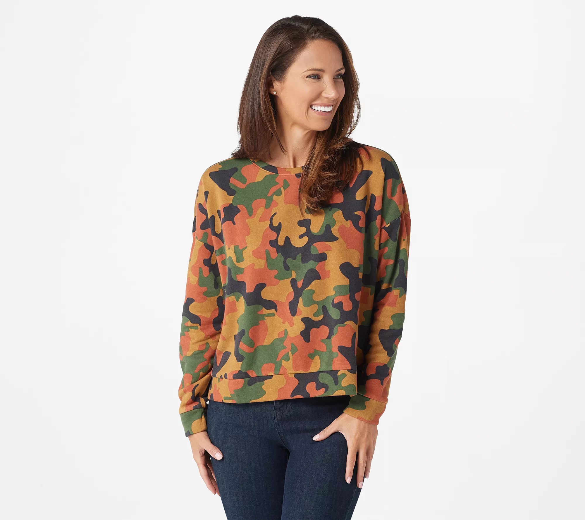 G.I.L.I. Printed Pullover Sweatshirt