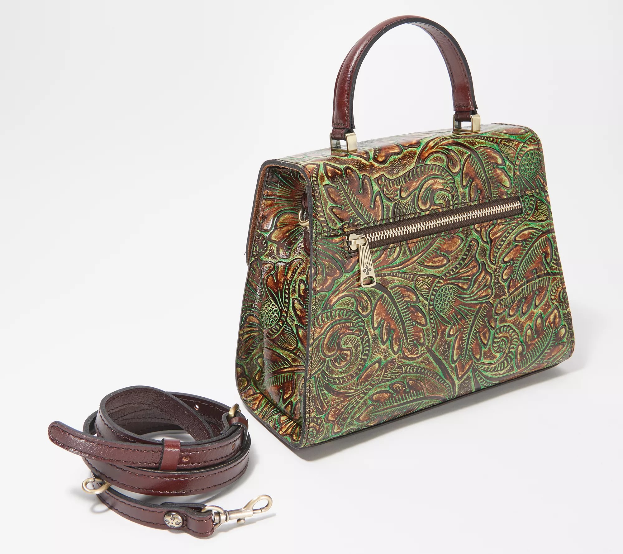 Patricia Nash Leather Chauny Top Handle Satchel