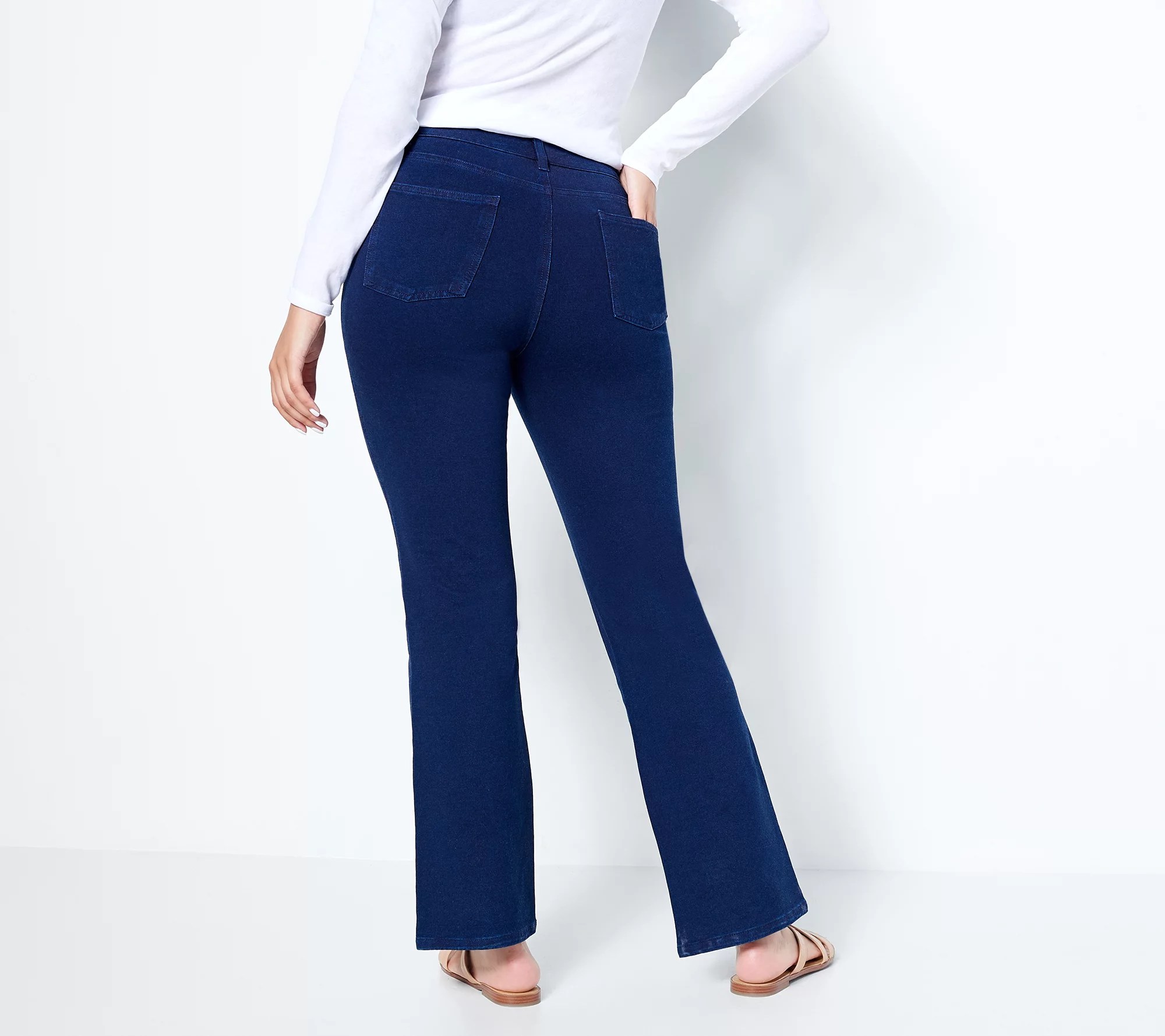 Quacker Factory Dream Jeannes 5Pocket Bootcut Jeans