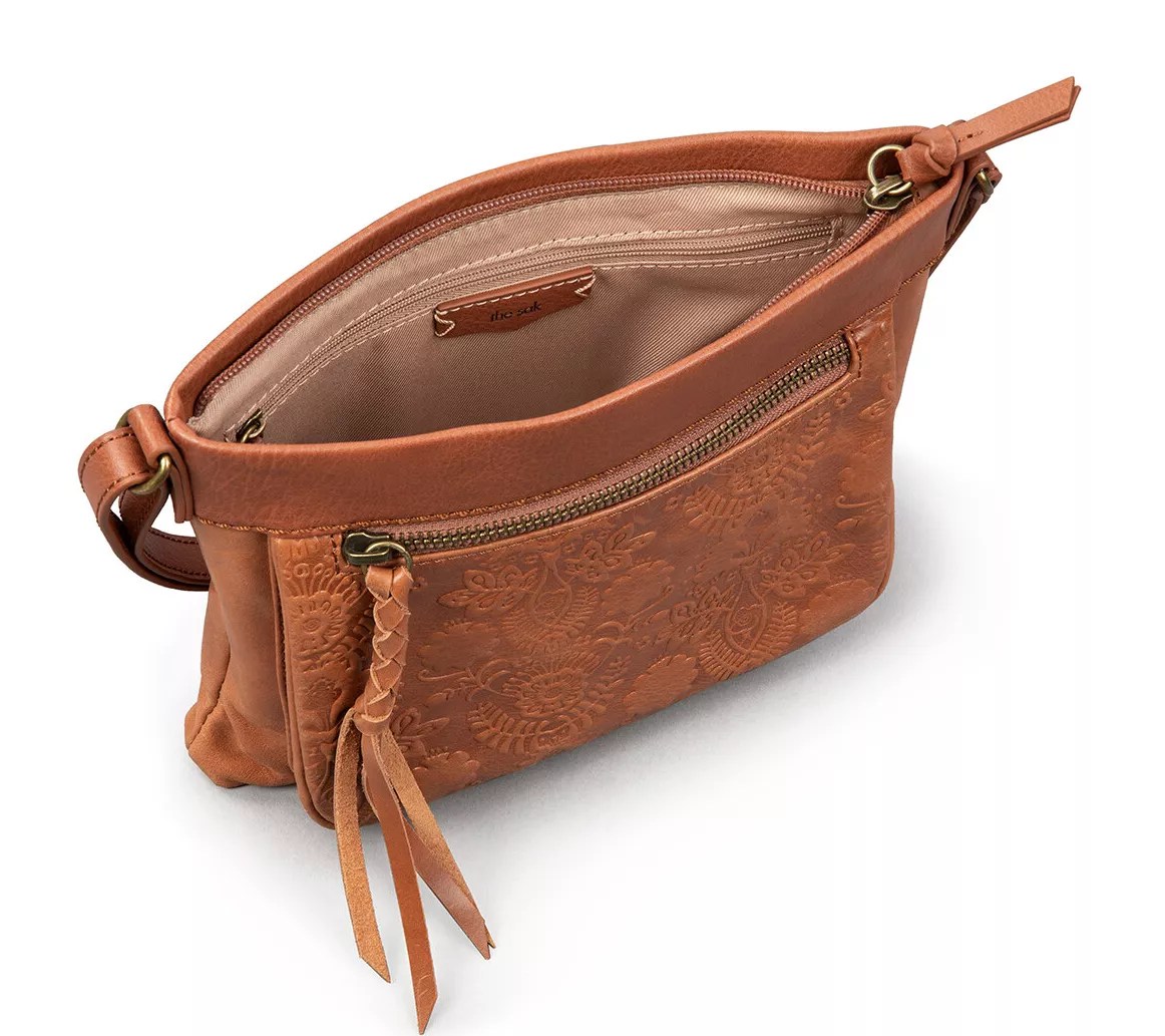 The Sak Sanibel Leather Mini Crossbody