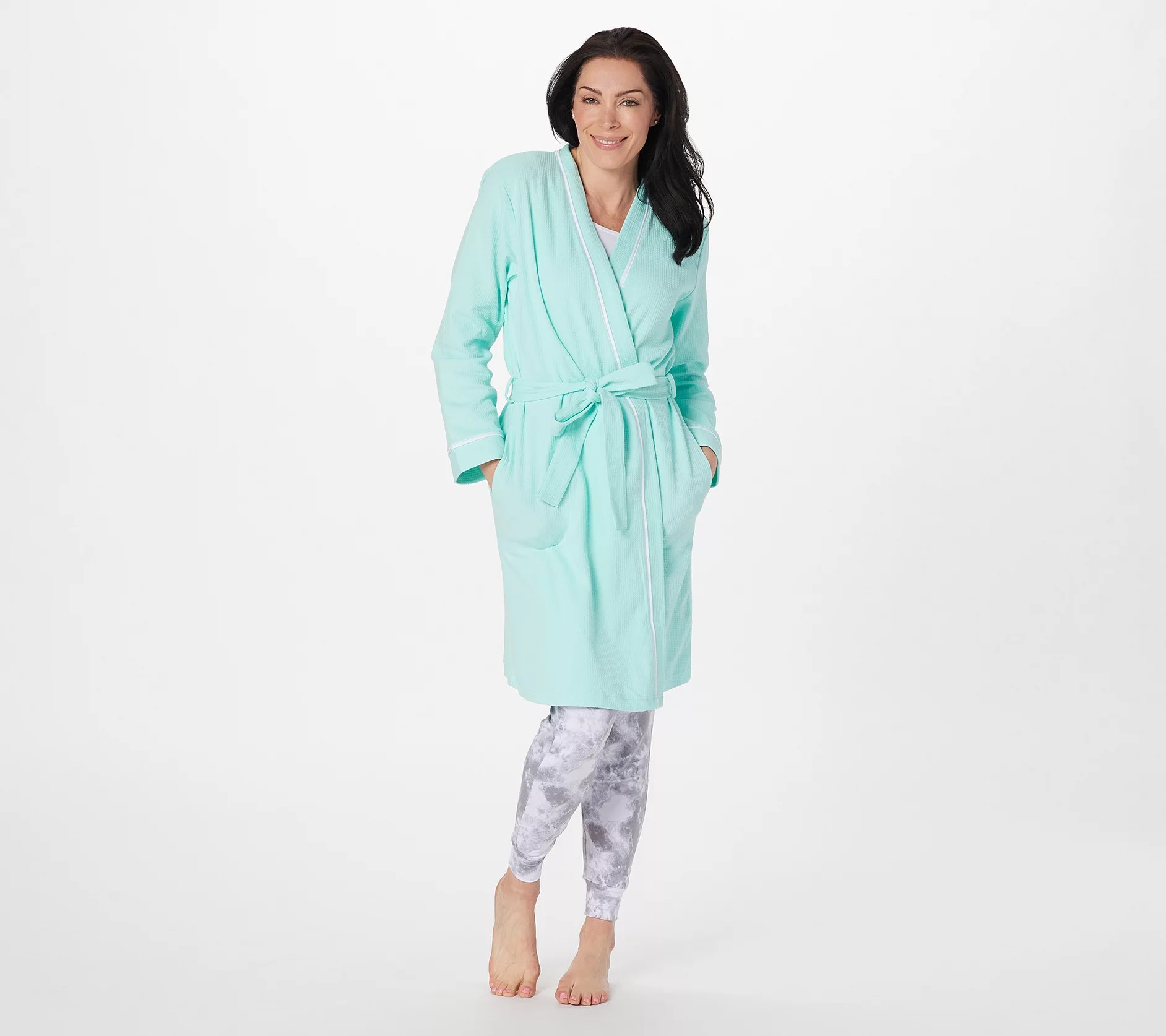 Carole Hochman Midi Length Wrap Spa Robe