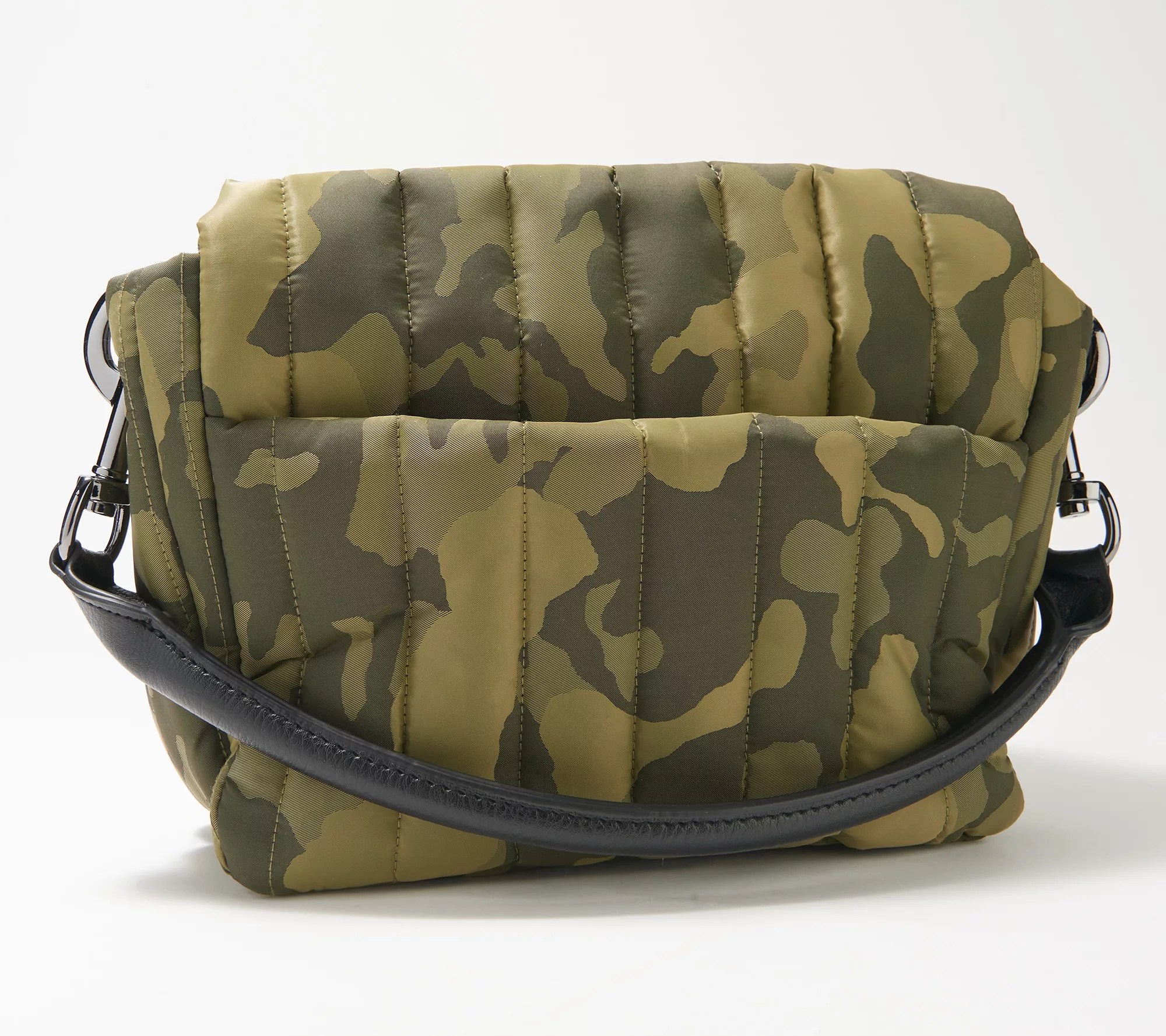 Think Royln Convertible Multi Strap Nylon Crossbody Bar Bag