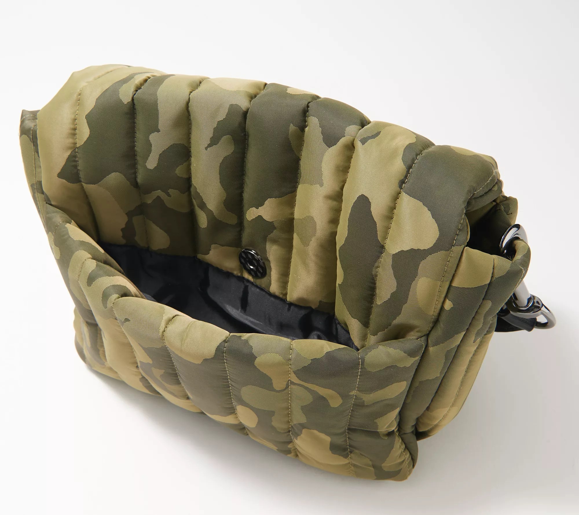 Think Royln Convertible Multi Strap Nylon Crossbody Bar Bag