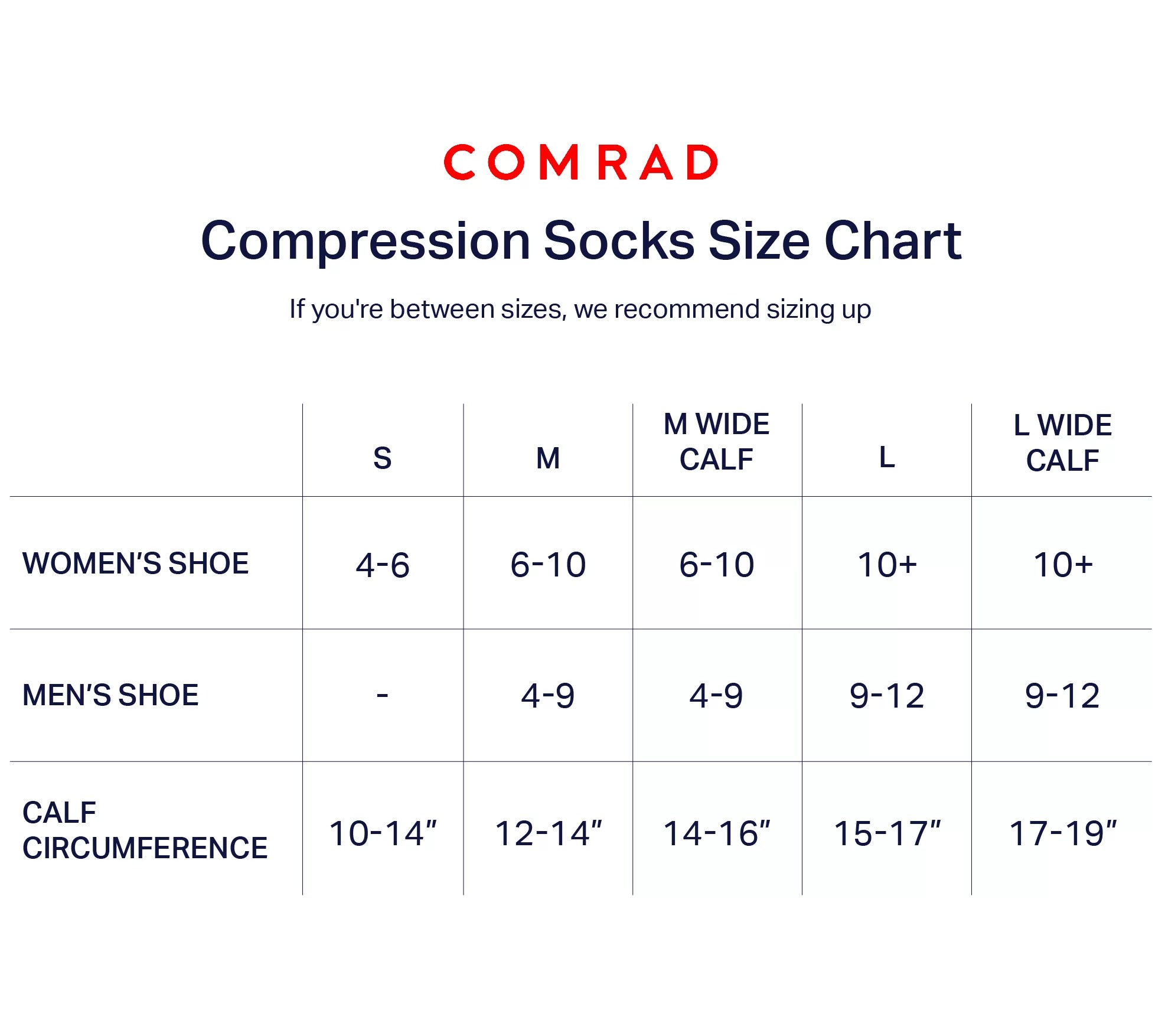Comrad Set of 2 Nylon KneeHigh Compression Socks