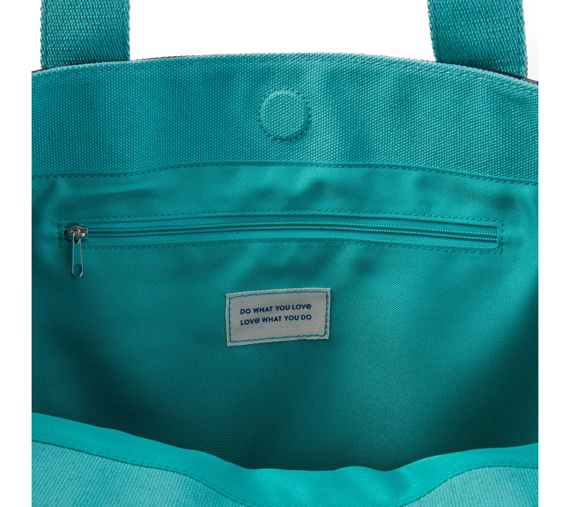 Life is Good Tribal Diamond Pattern Tote Bag