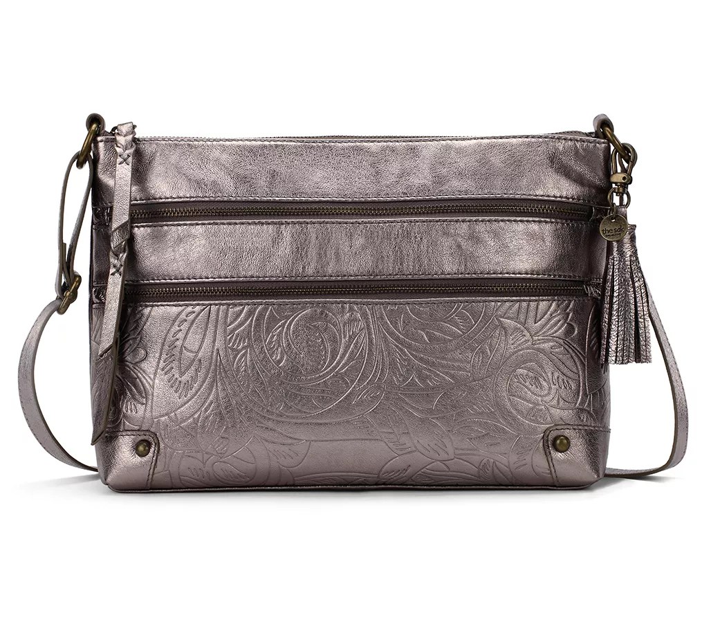 The Sak Collective Lance Three Zip Crossbody Bag