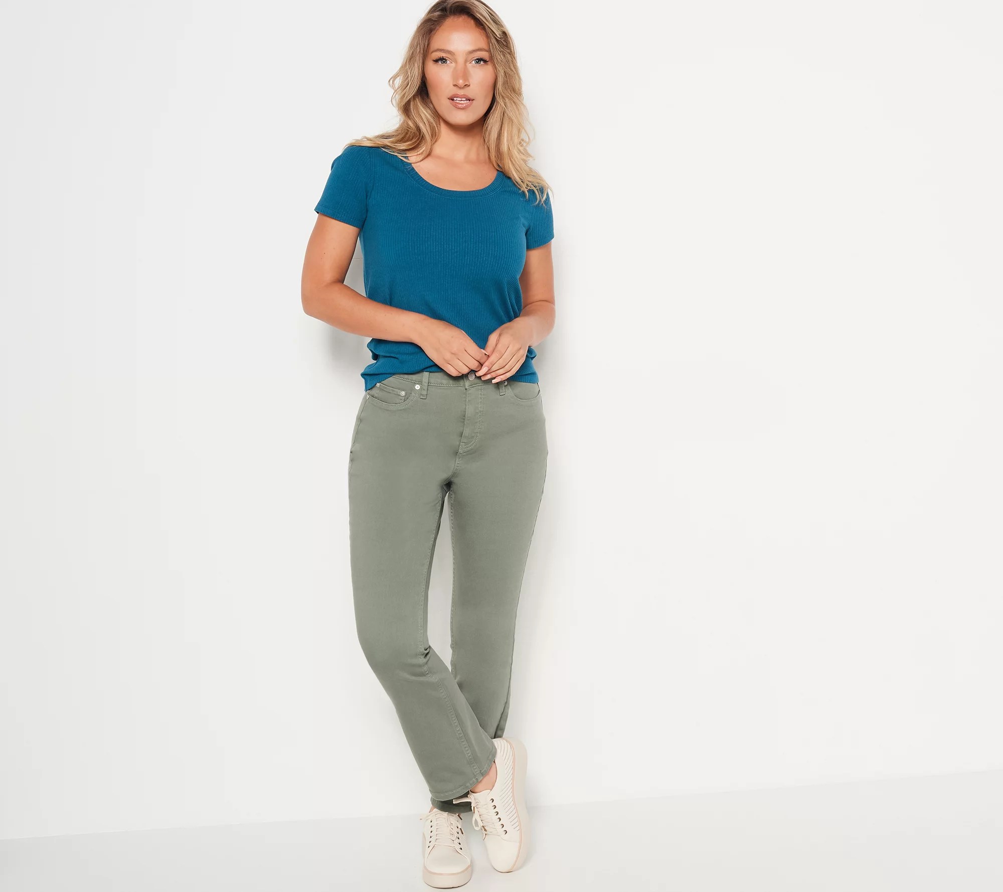 Candace Cameron Bure Petite Pacific Denim Ankle Jeans