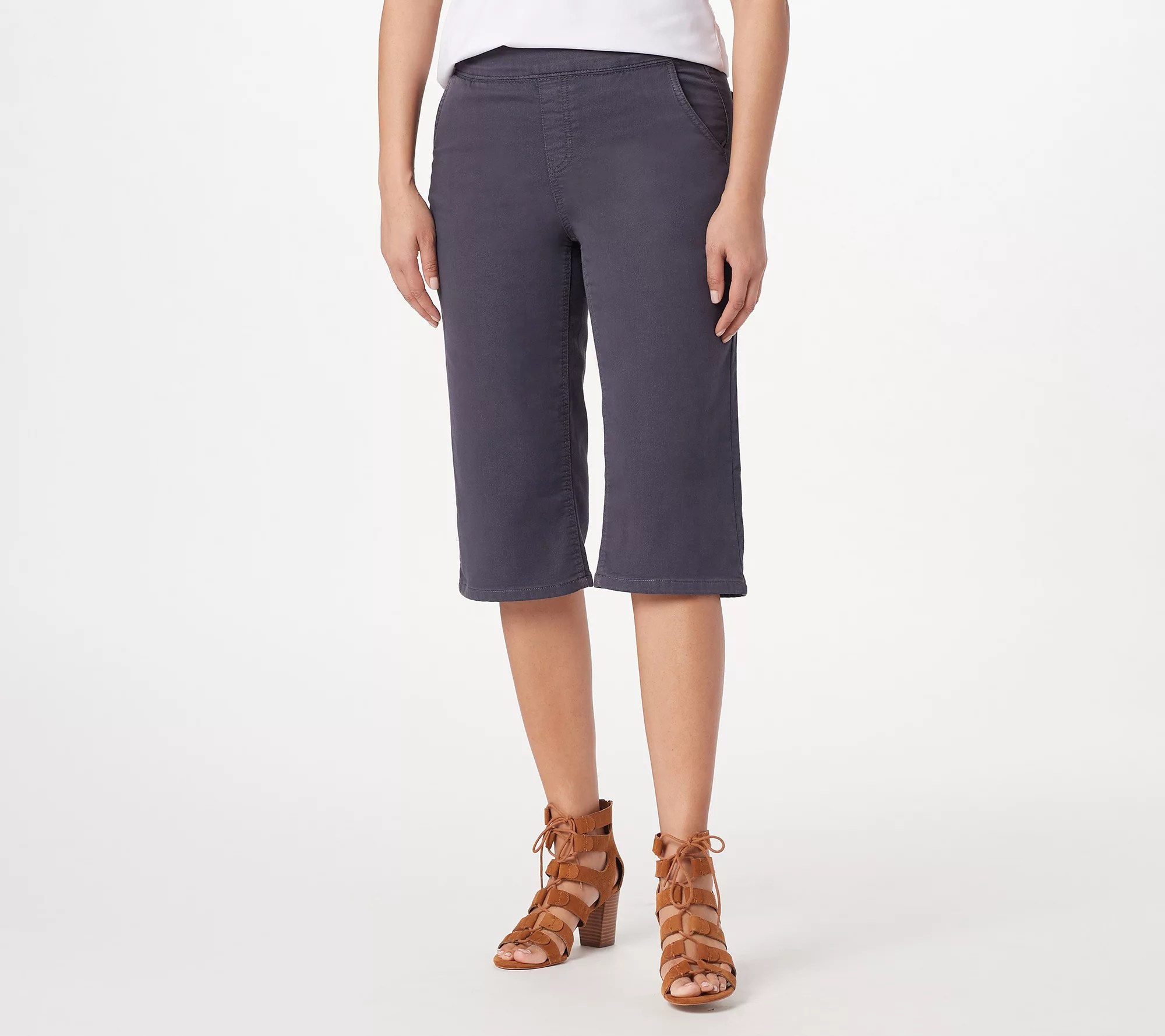Denim & Co. Comfy Knit WideLeg Skimmer Pants