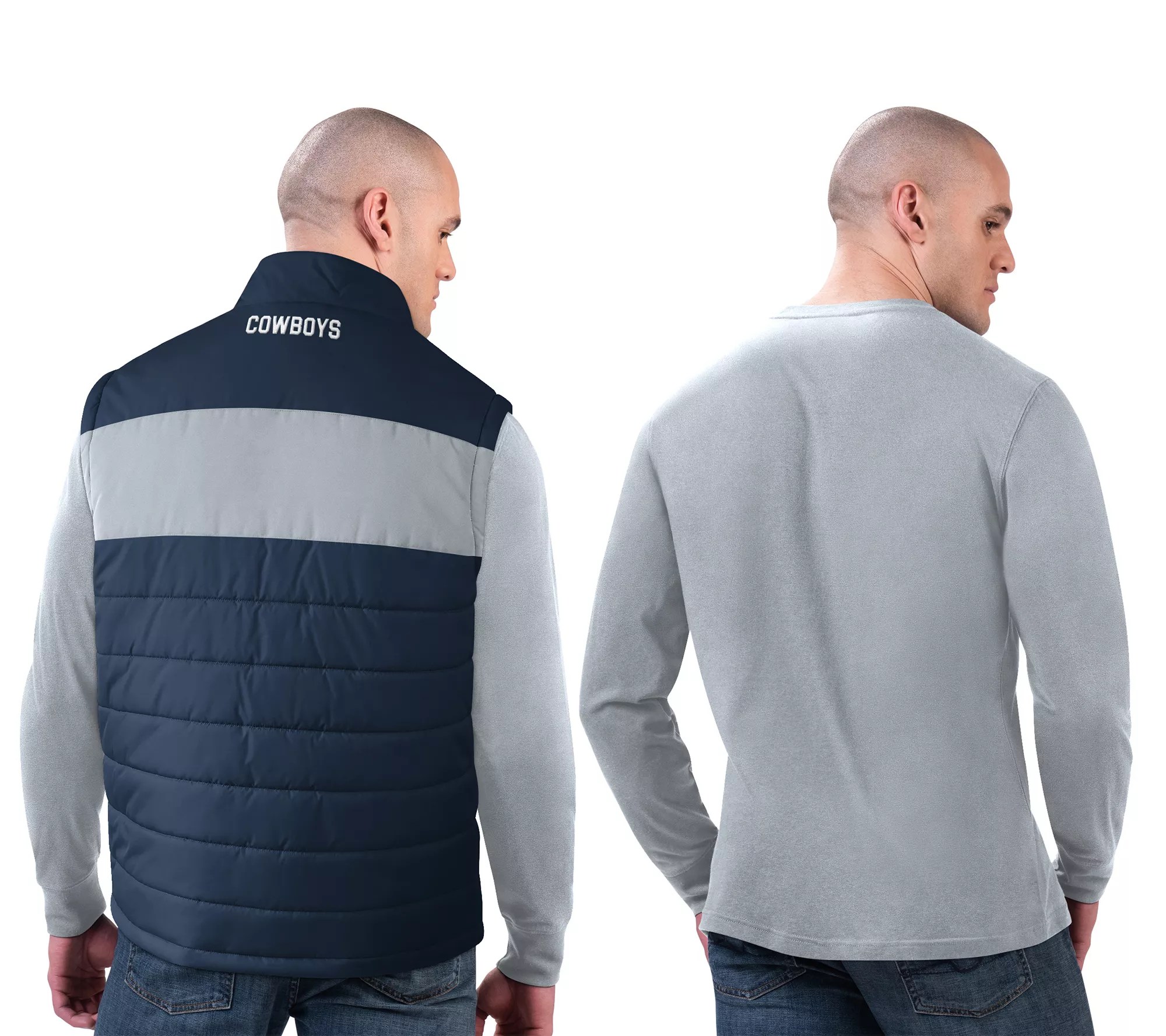 NFL Vest and Long Sleeve TShirt Combo