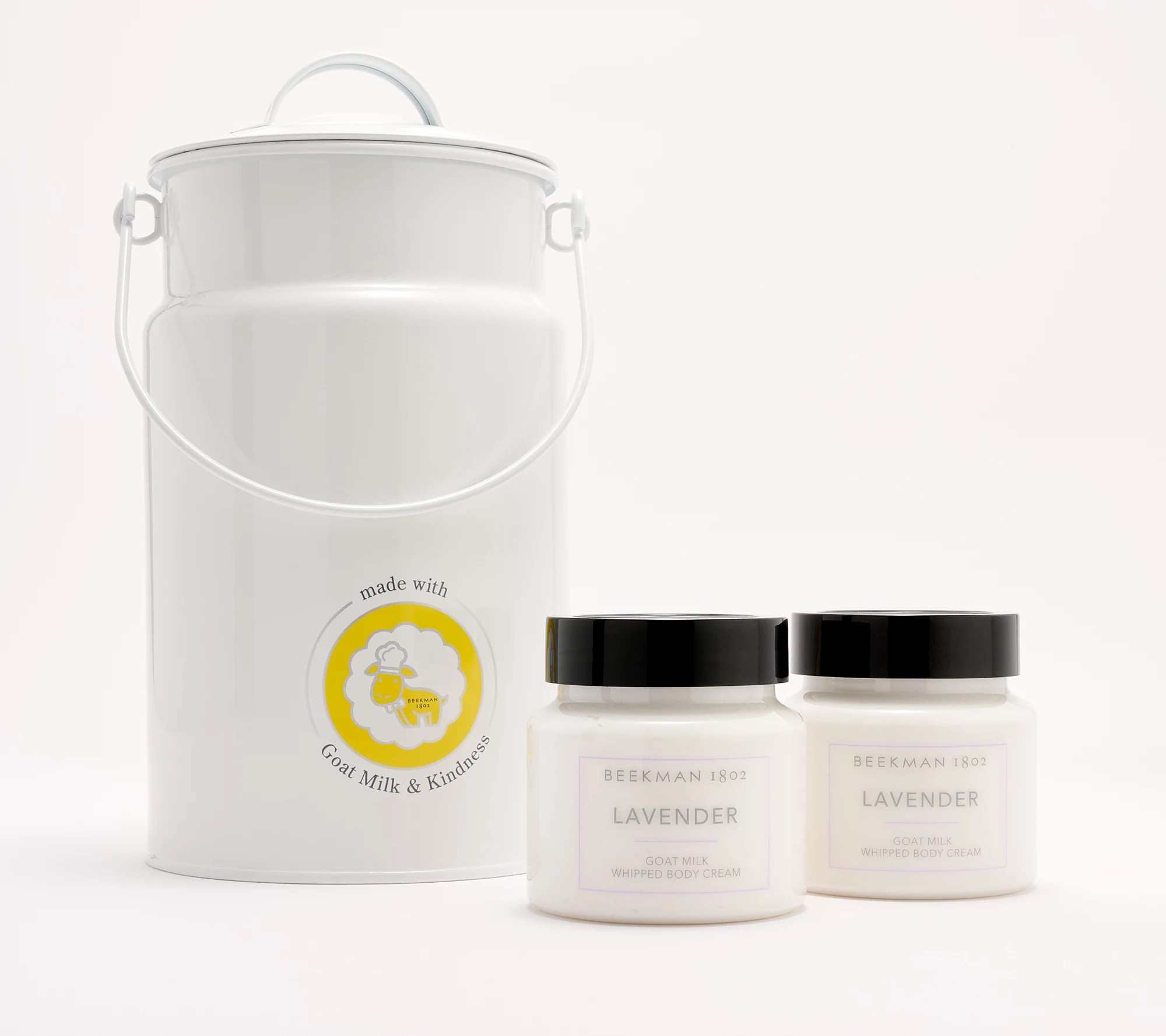 Beekman 1802 Goat Milk Whipped Body Cream Duo with Gifting Pail