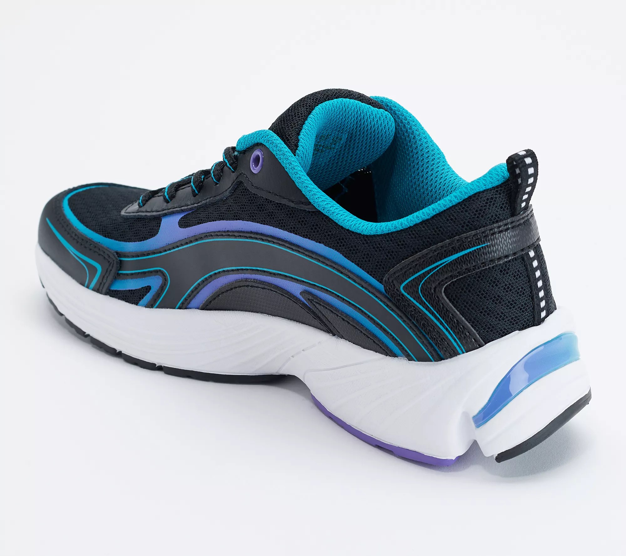 Ryka Mesh & Leather Laceup Walking Sneakers Inspire