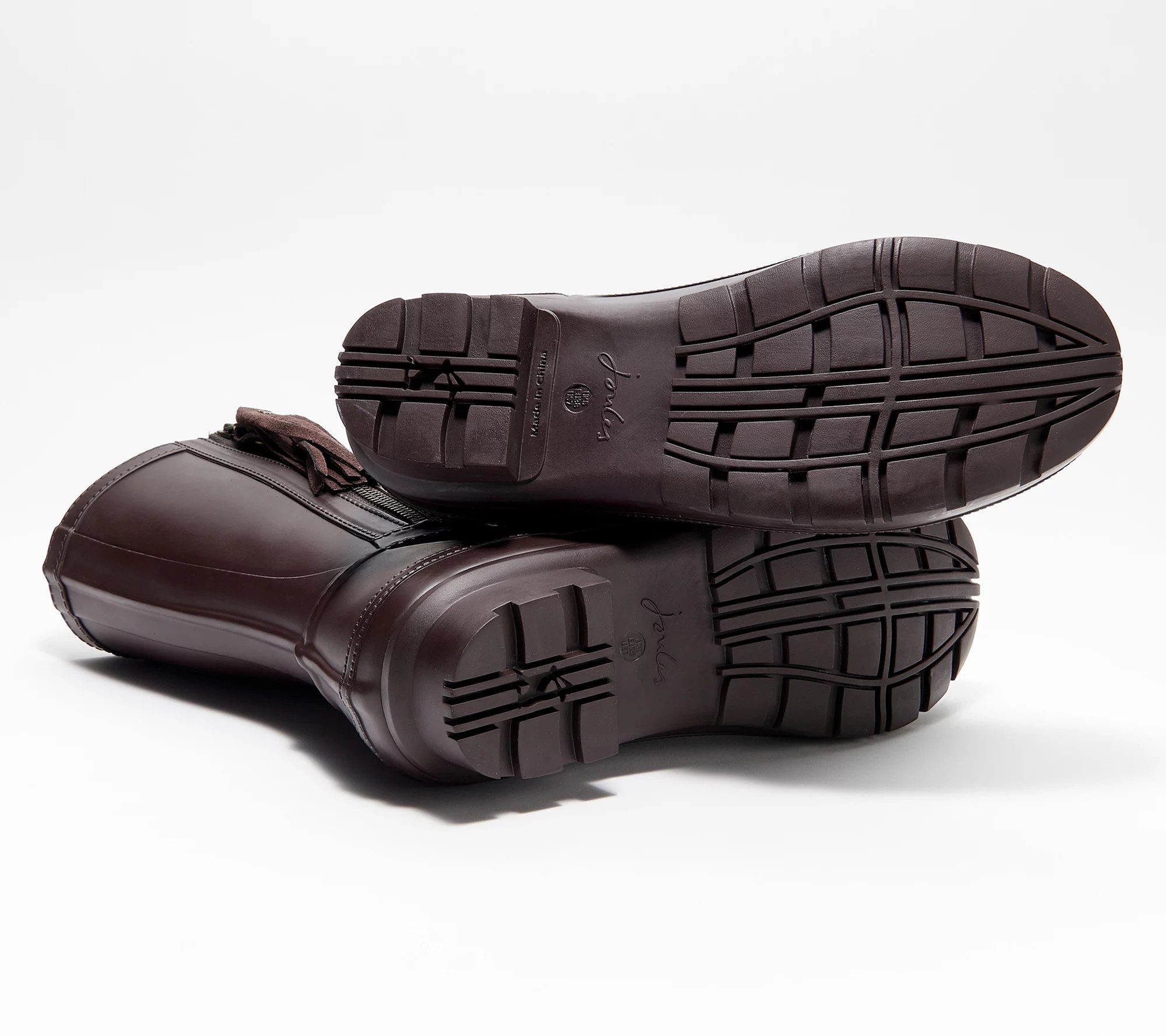 Joules Rubber Mid Boots with Zipper Rosalind