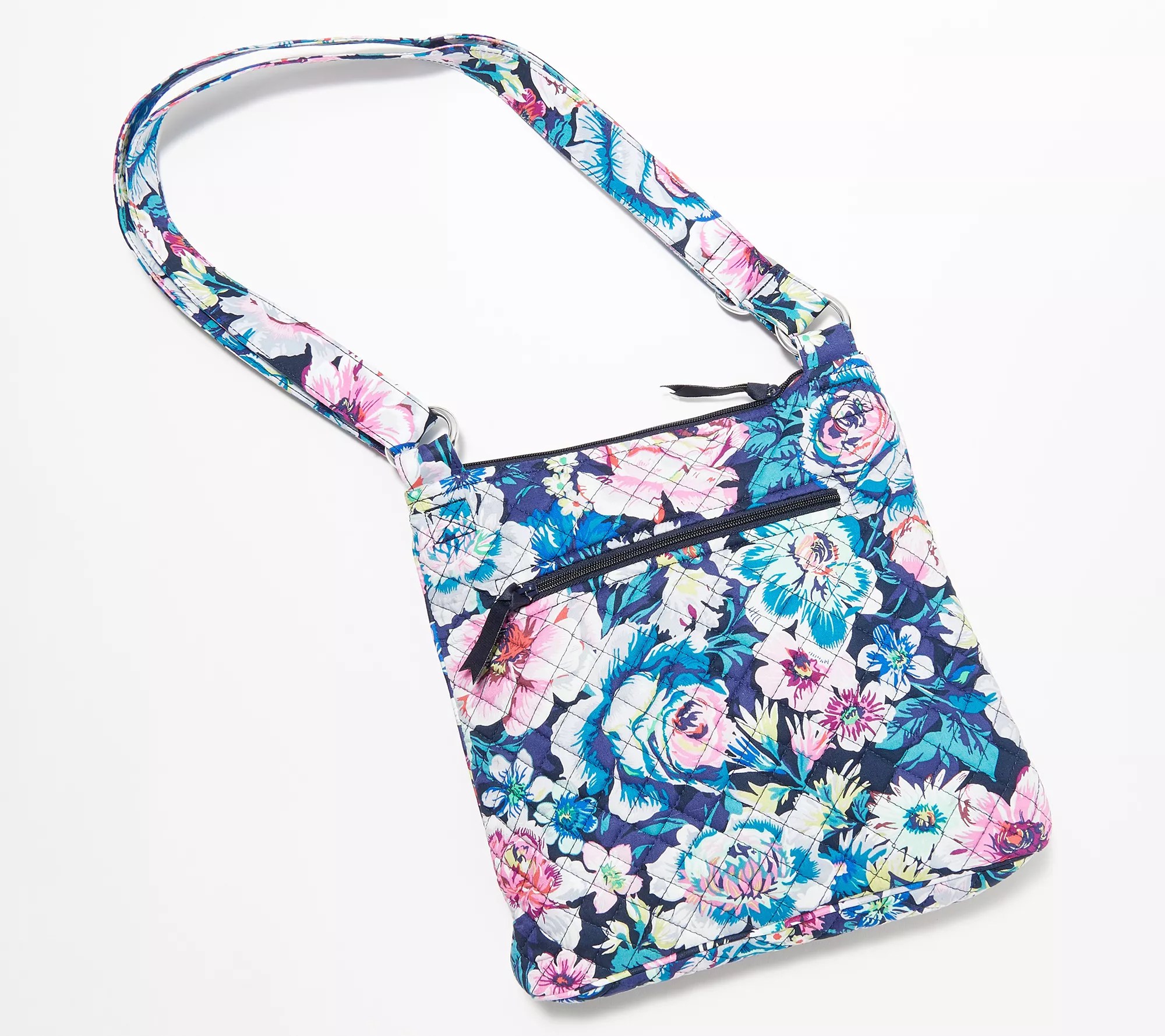 Vera Bradley Signature Print Zip Top Hipster Crossbody