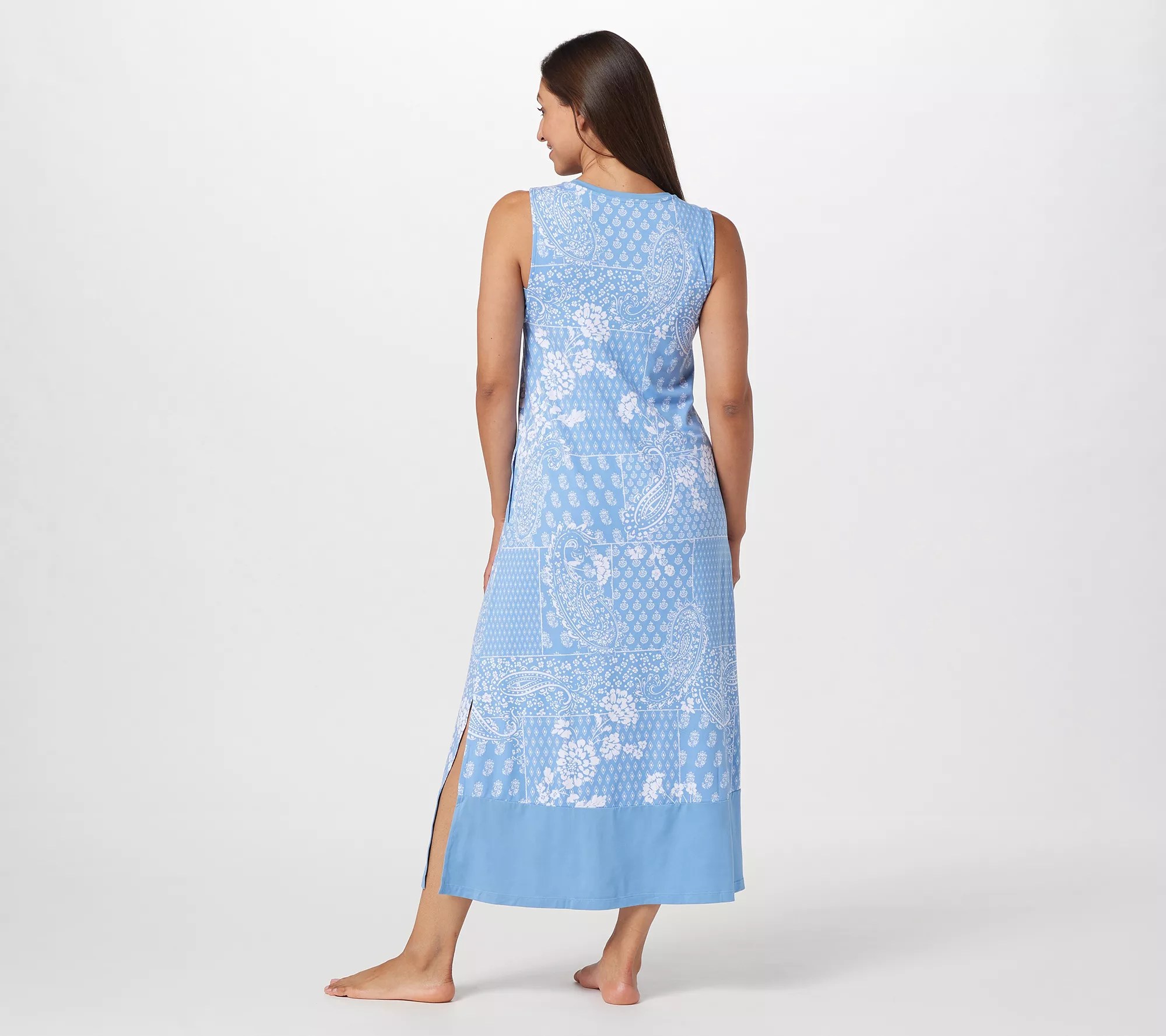 Cuddl Duds Flexwear Wide Shoulder Maxi Dress